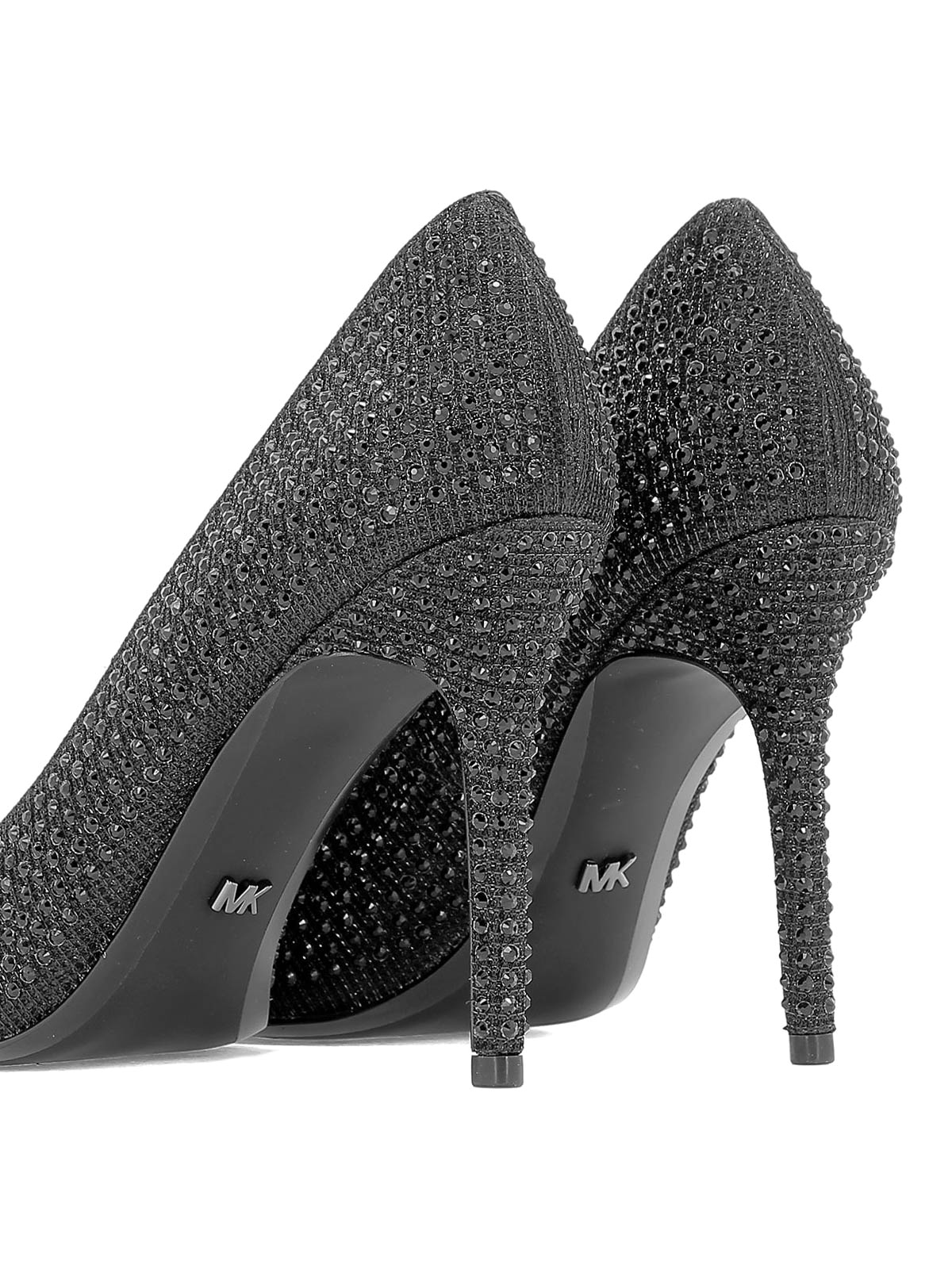 Total 70+ imagen michael kors black shoes with heels - Abzlocal.mx