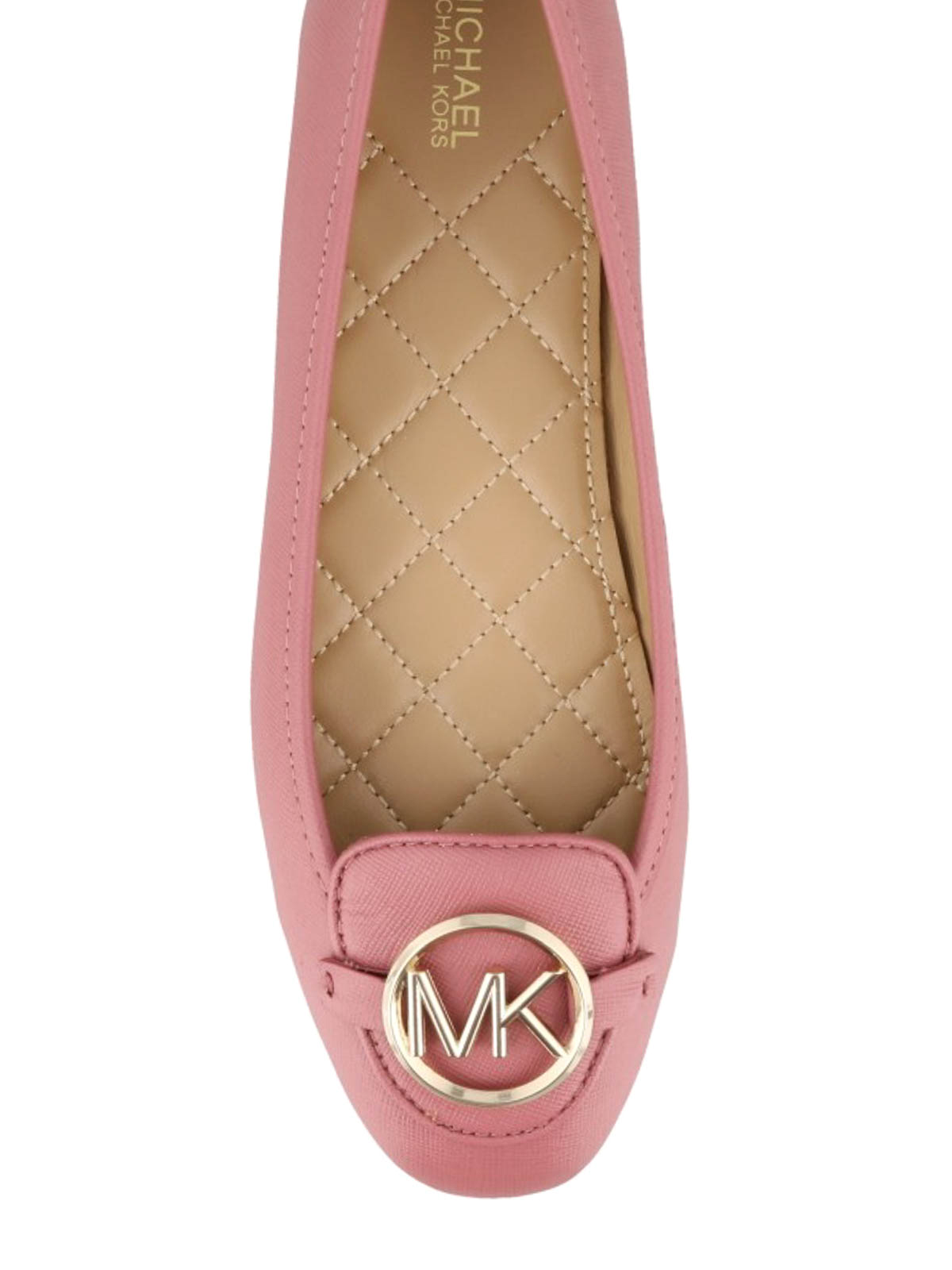 Michael Kors Lillie pink leather flats flat shoes