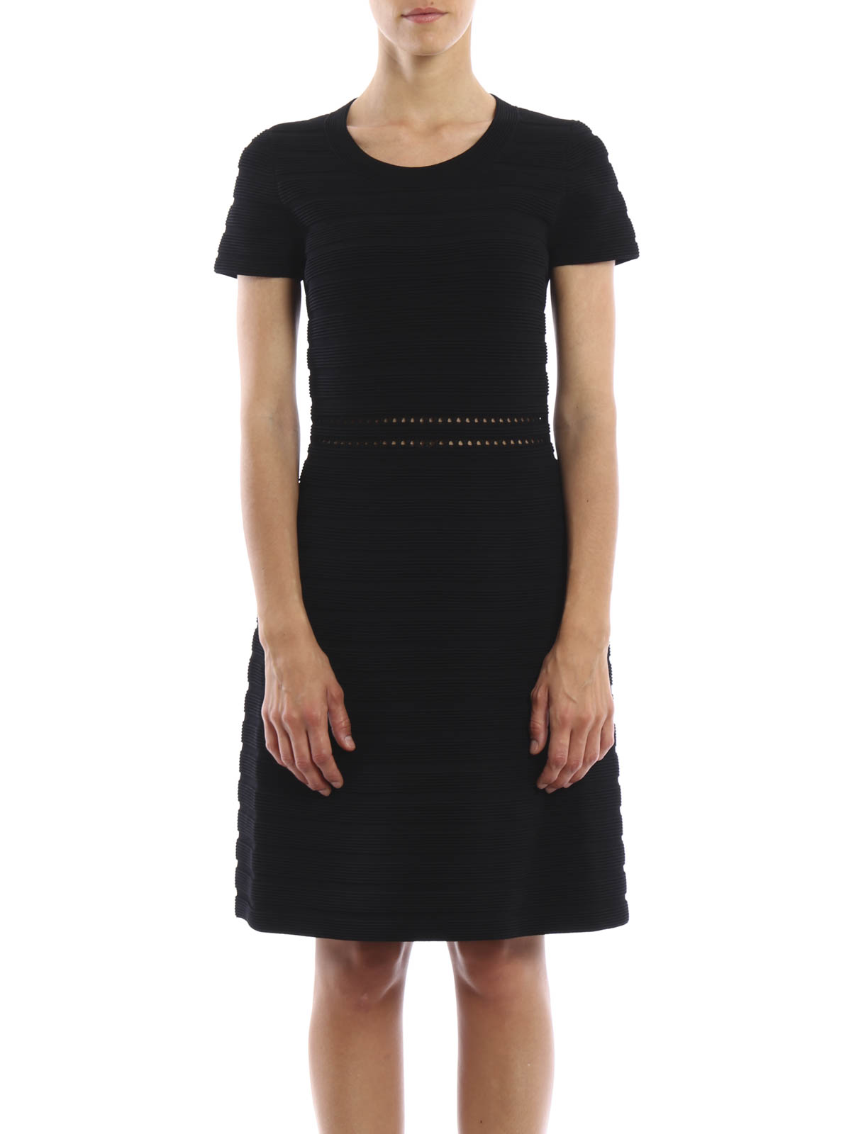 Knee length dresses Michael Kors - Ribbed dress - MU68W9E3KK001