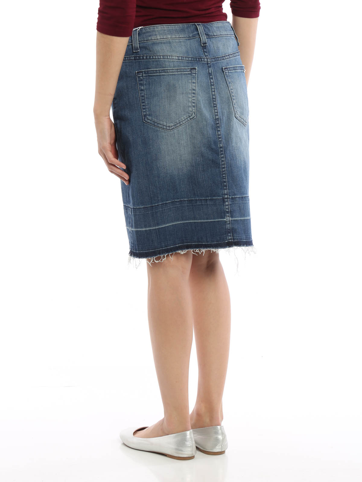 Mini skirts Michael Kors - Washed denim mini skirt - MH67EL44V6492