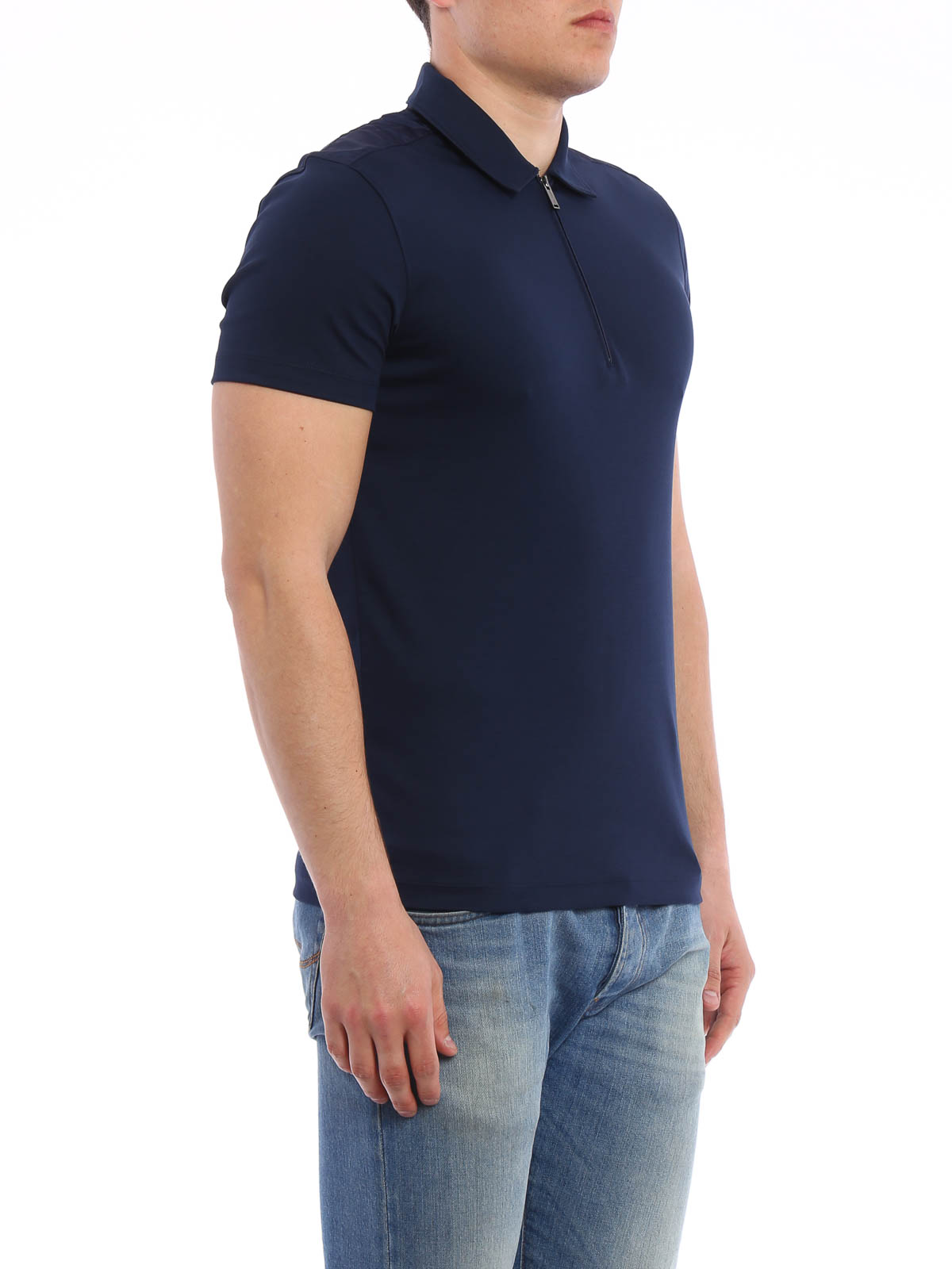 Polo shirts Michael Kors - Zip polo shirt - CS45F57C93MIDNIGHT 