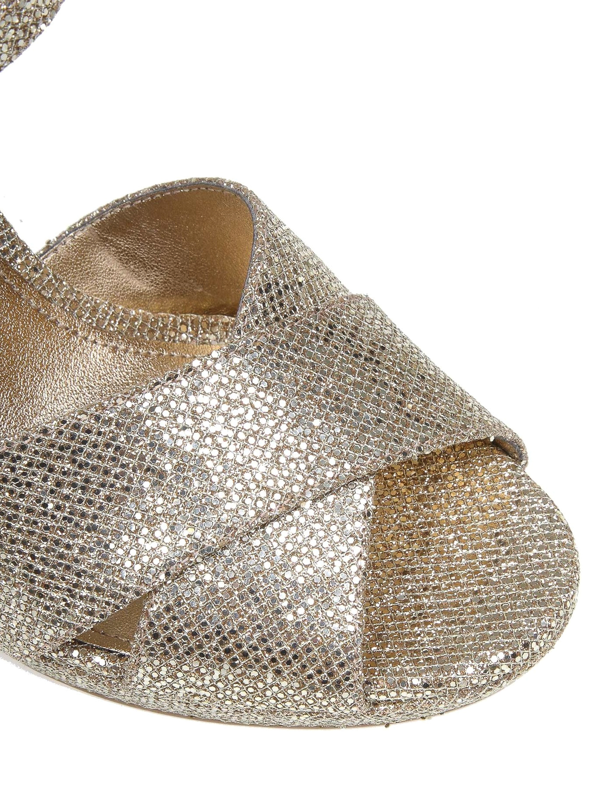 Sandals Michael Kors - Alexia glitter platform sandals - 40S9AXHS2D210