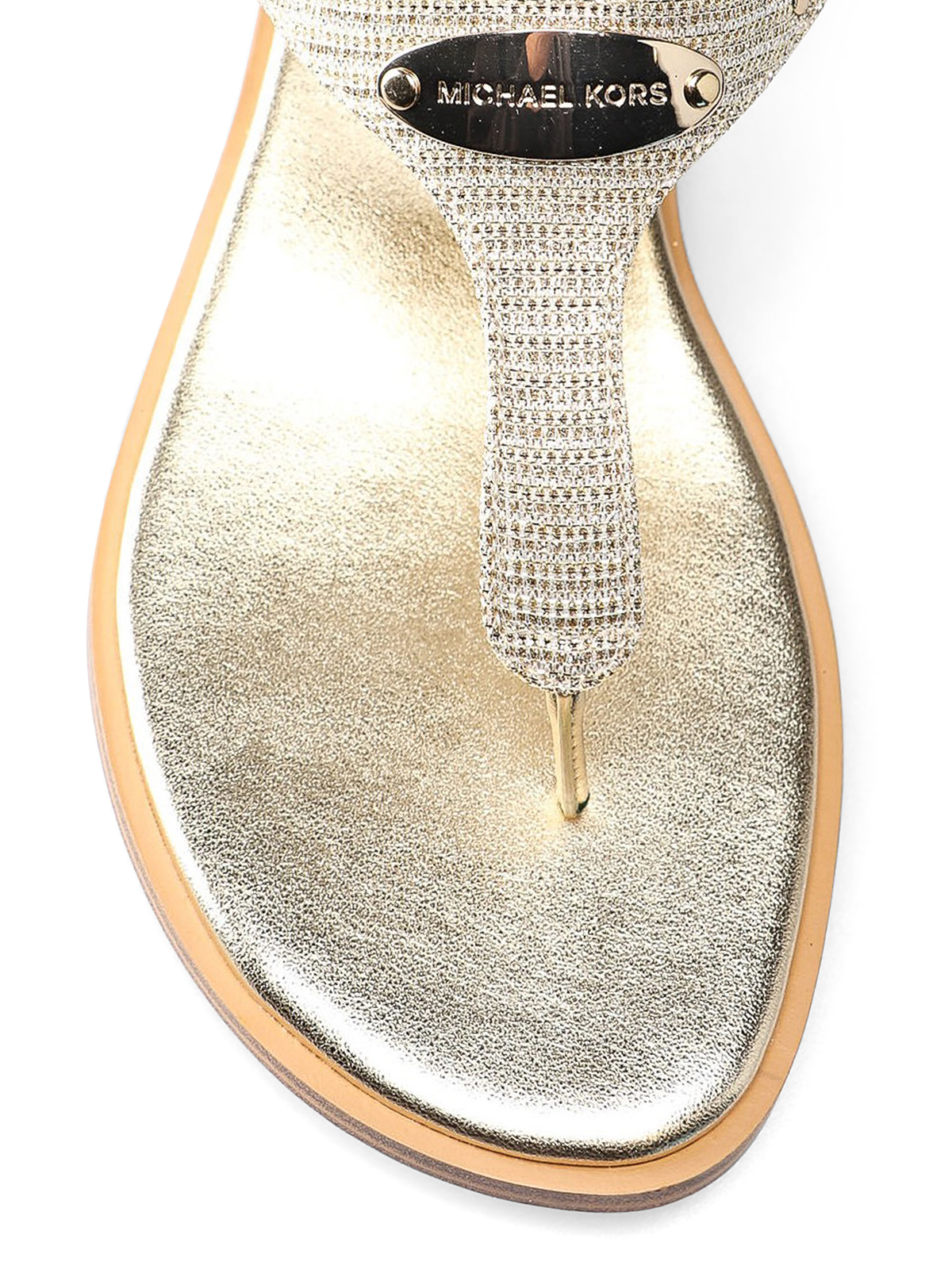 alice metallic leather sandal