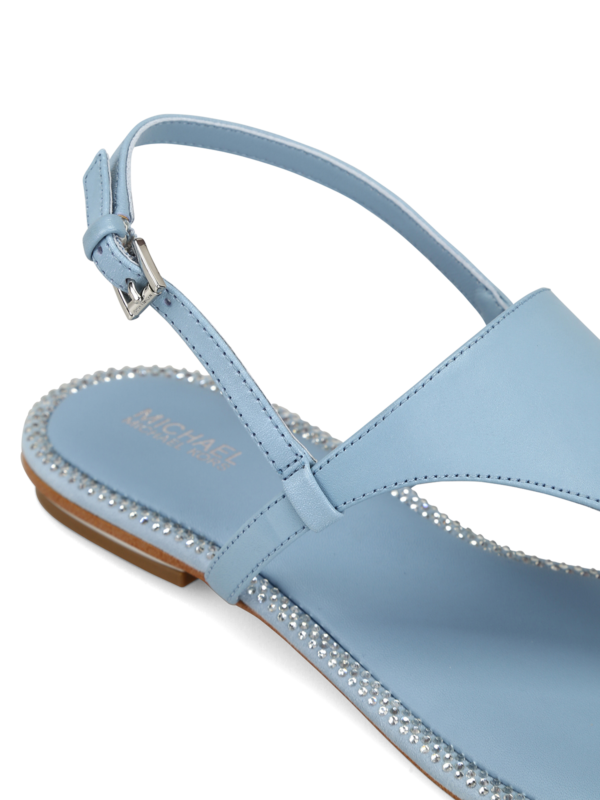 light blue sandals