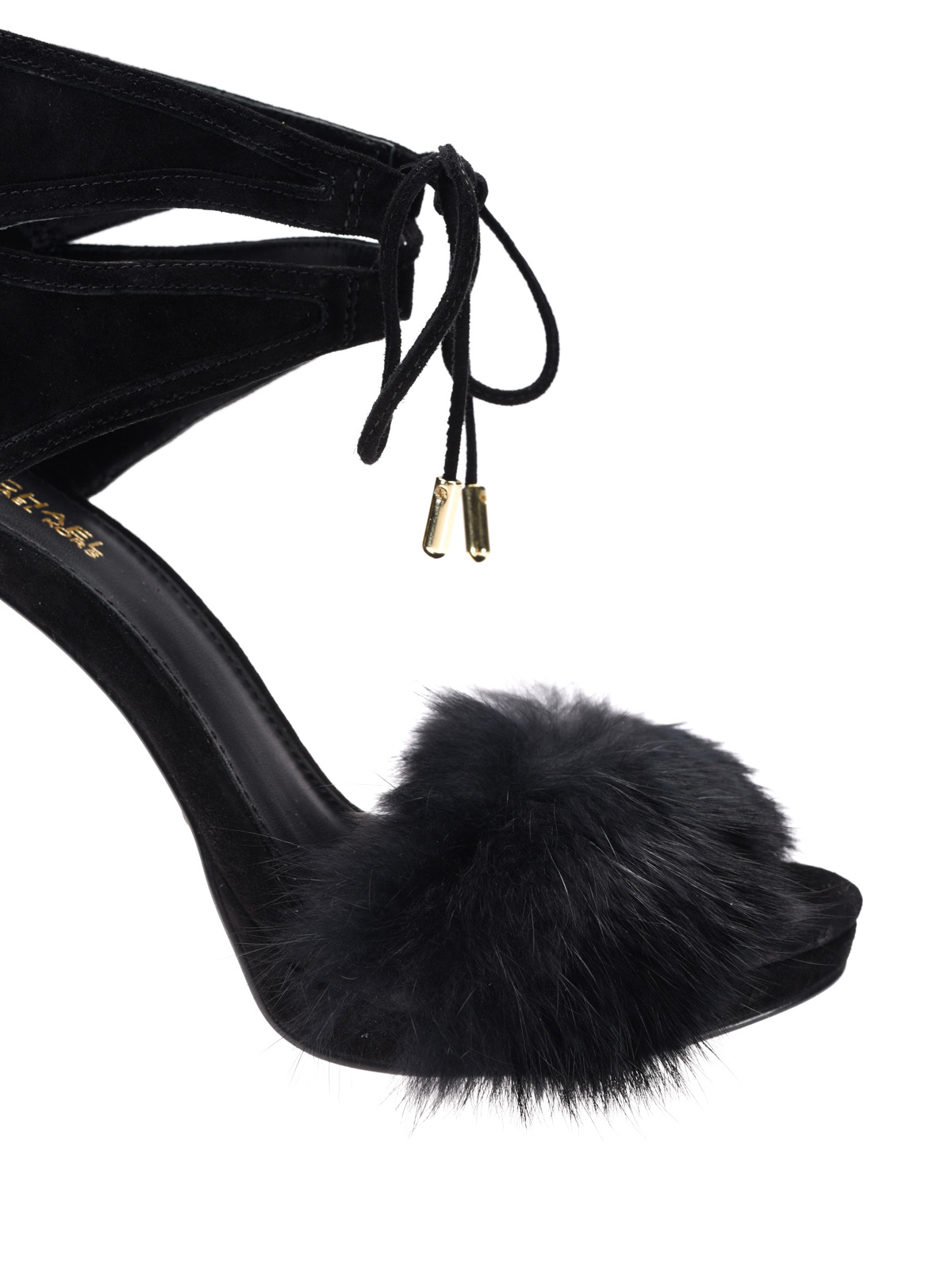 Sandals Michael Kors - Remi lapin fur detail sandals - 40F7REHA1S001