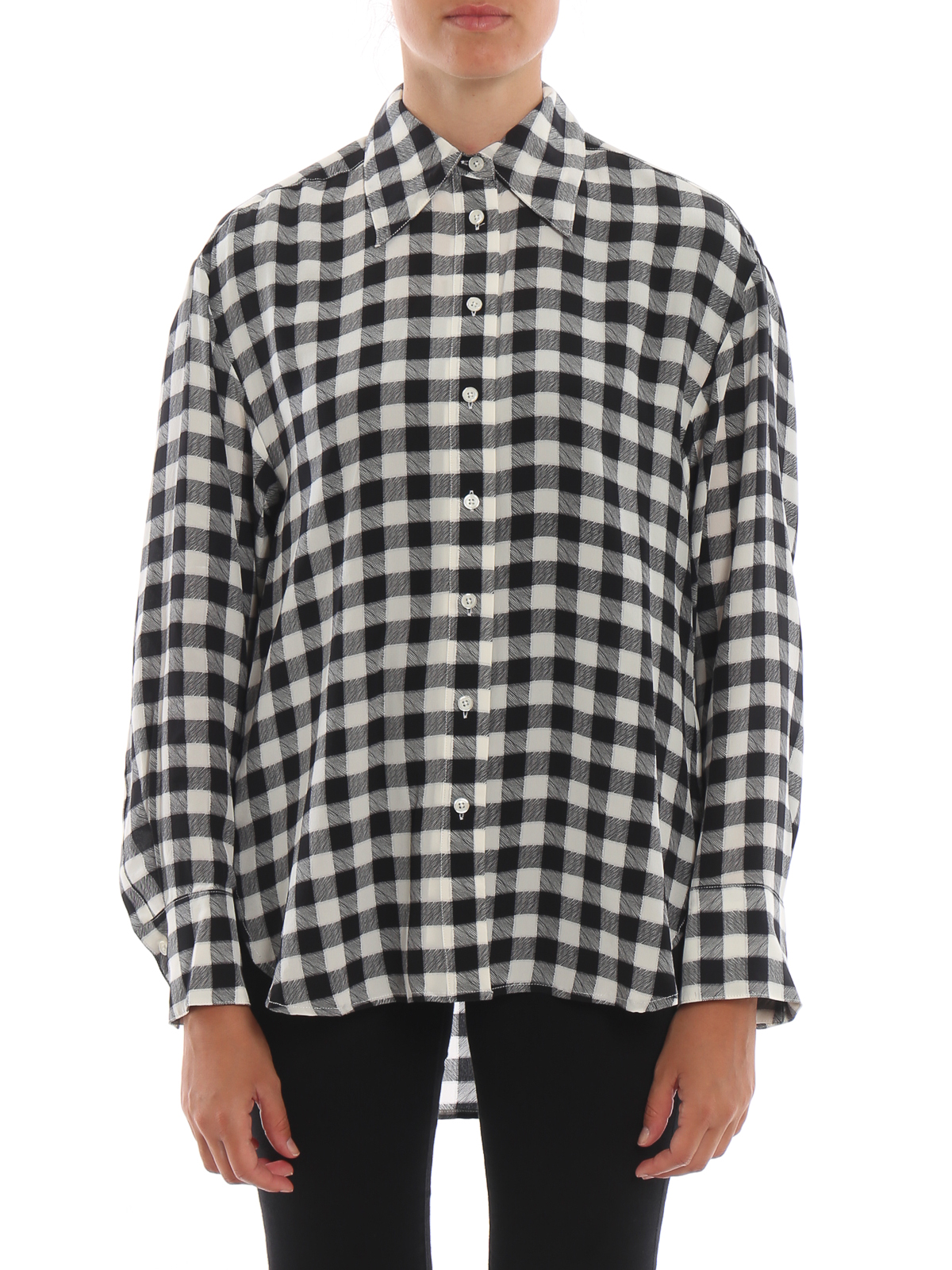 Shirts Michael Kors - Tartan silk shirt - MU94LUHC2E115 | iKRIX.com