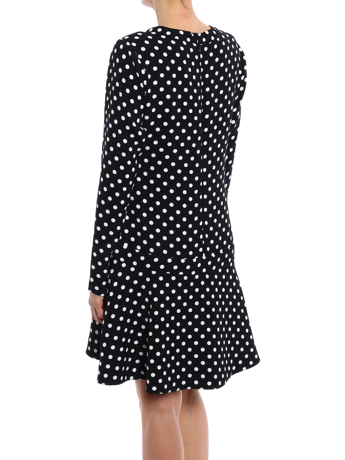 Short dresses Michael Kors - Flounced polka dot dress - MS78VLB6GY001
