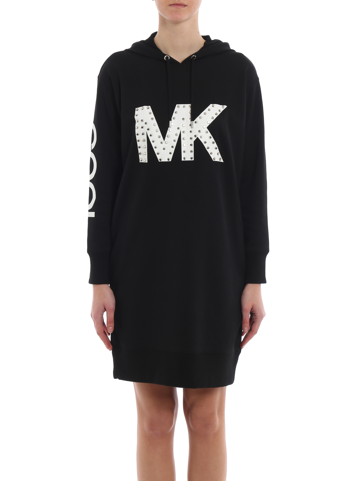 Michael Kors - Studded MK logo hoodie 