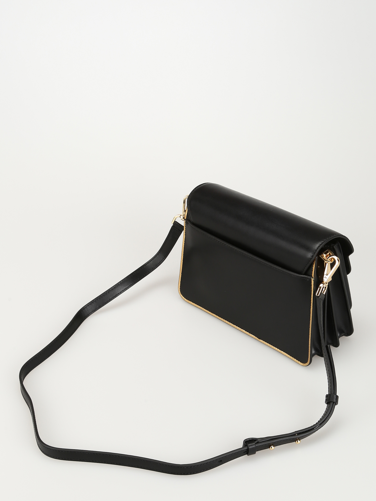 Tatiana L black smooth leather bag 
