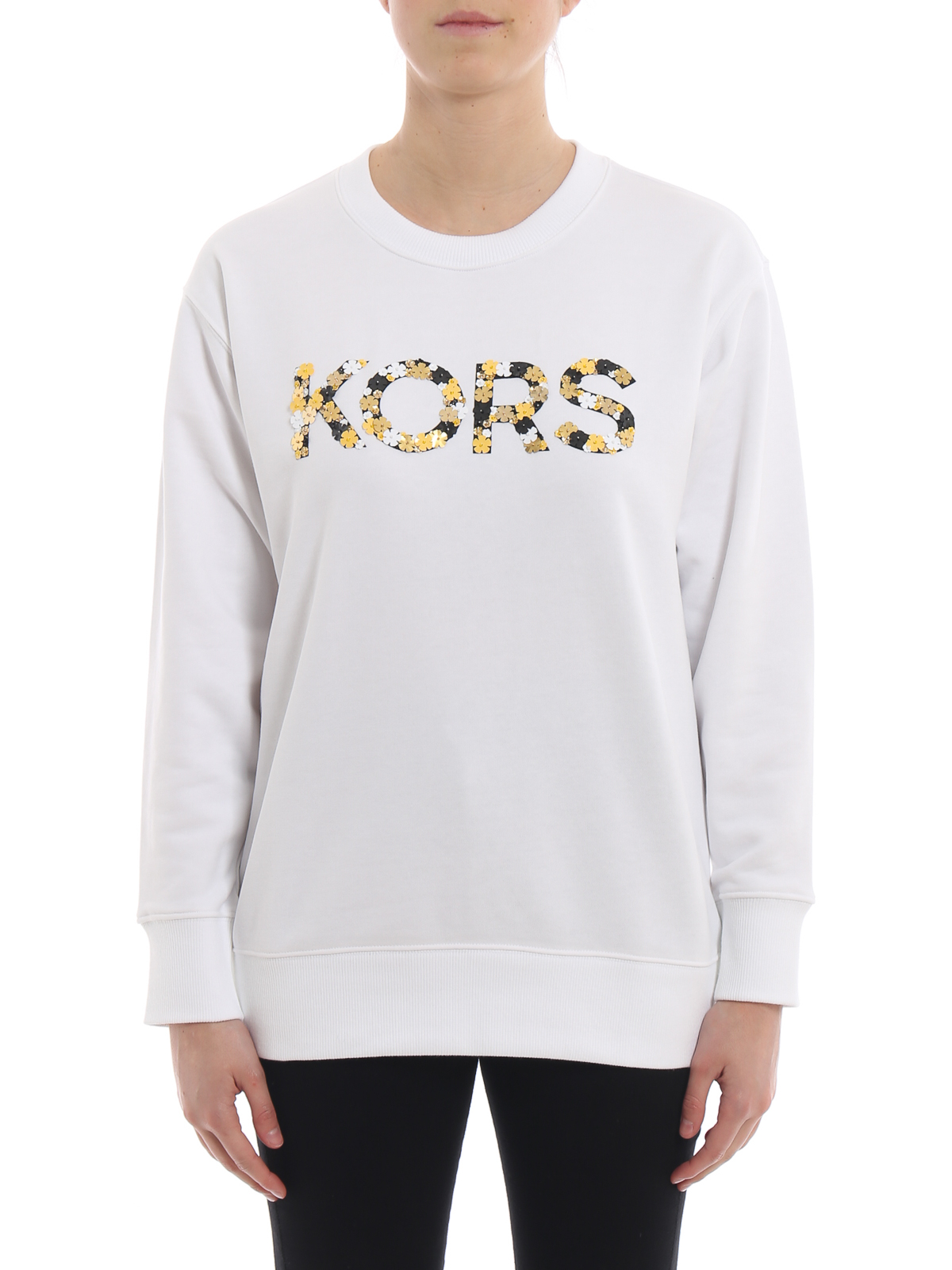 Sweatshirts & Sweaters Michael Kors - Floral logo sweatshirt - MS95M5997F100