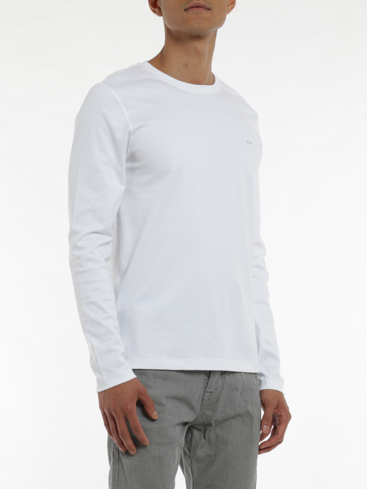 T-shirts Michael Kors - Long-sleeved t-shirt - CF55FLXC93WHITE 