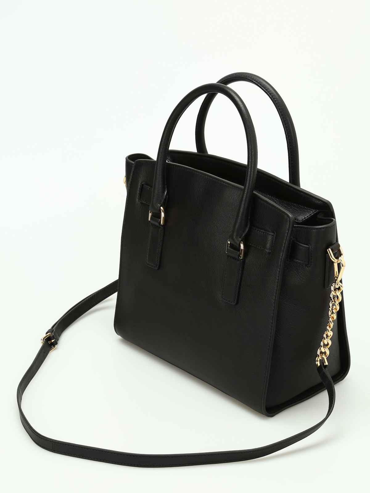 Totes bags Michael Kors - Hamilton grainy leather satchel - 30S7GHMS7L001