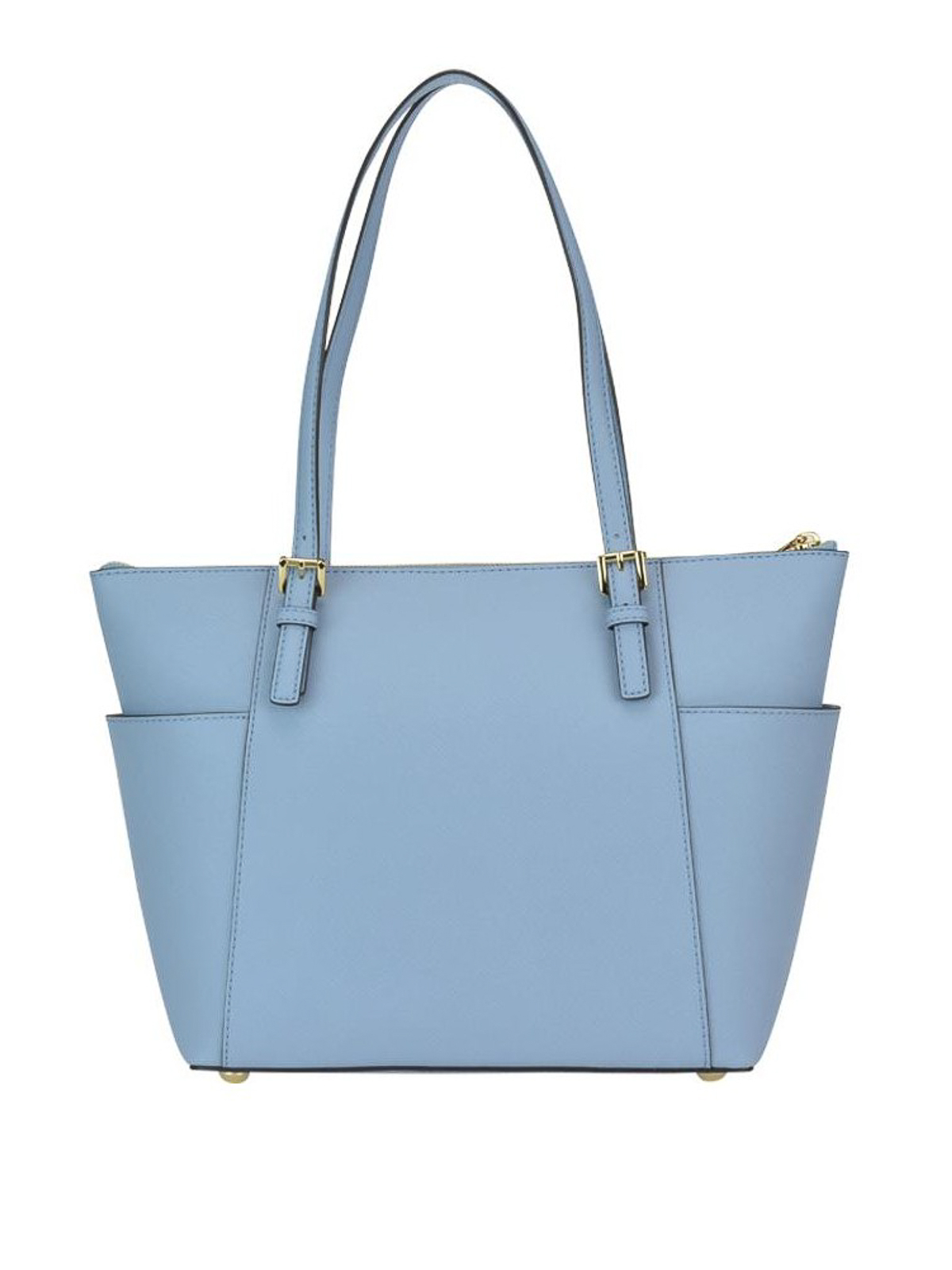 Totes bags Michael Kors - Jet Set top zip pale blue saffiano bag -  30F2GTTT8L487