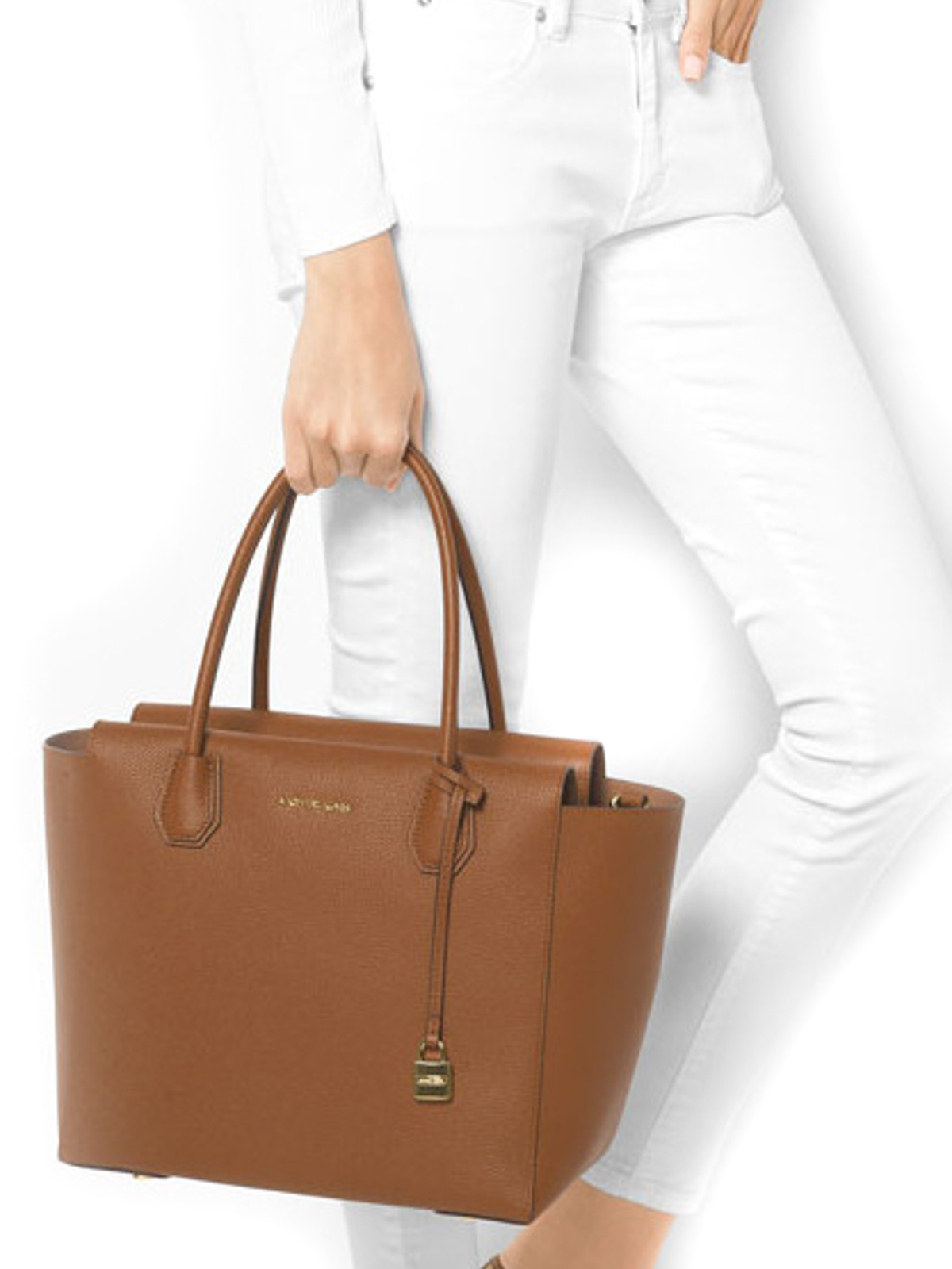 mercer leather tote
