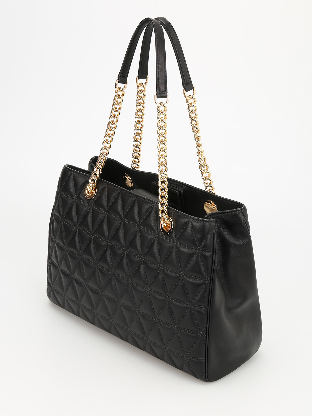 Scarlett quilted leather tote 