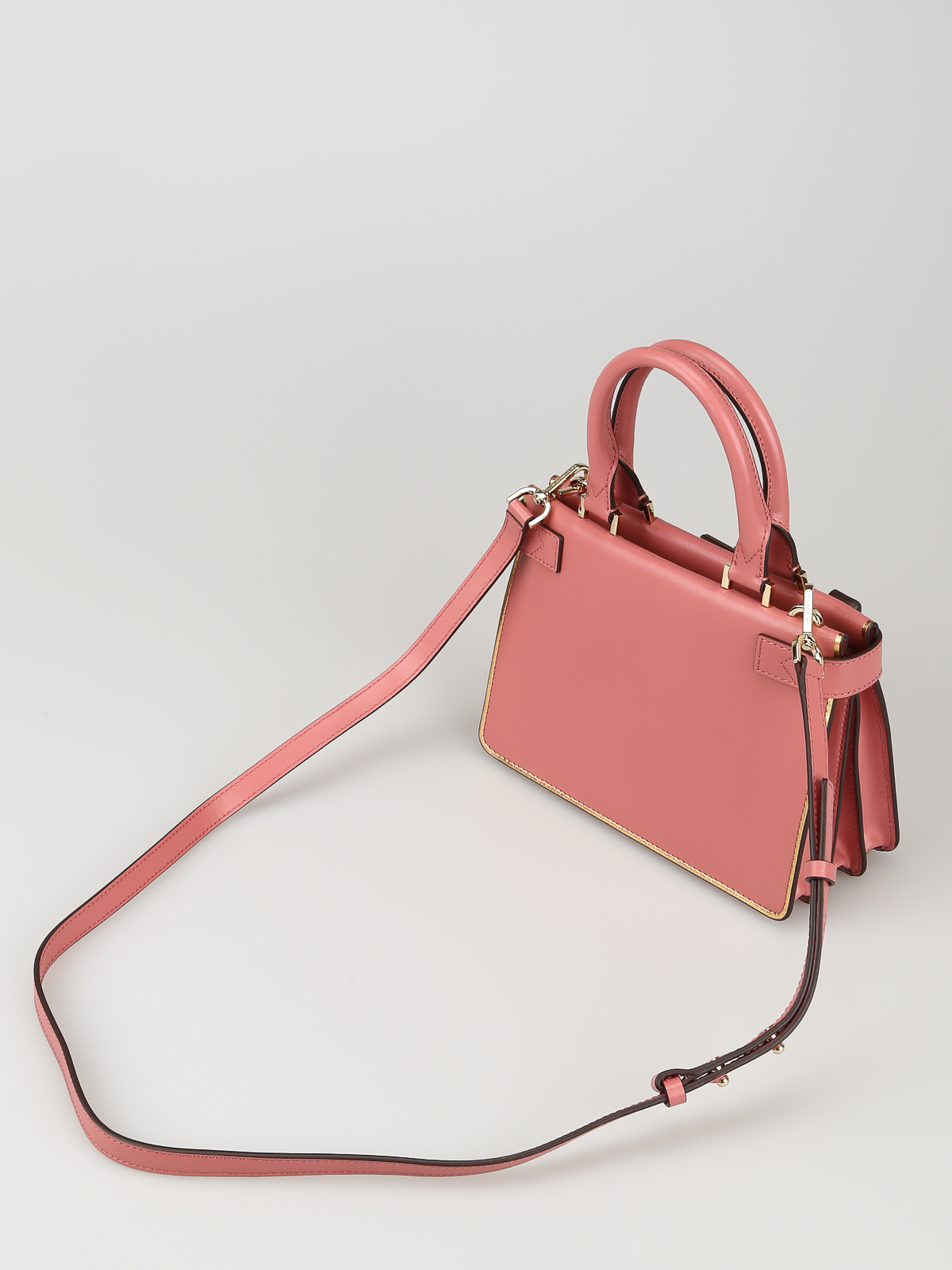 Tatiana Mini pink leather handbag 
