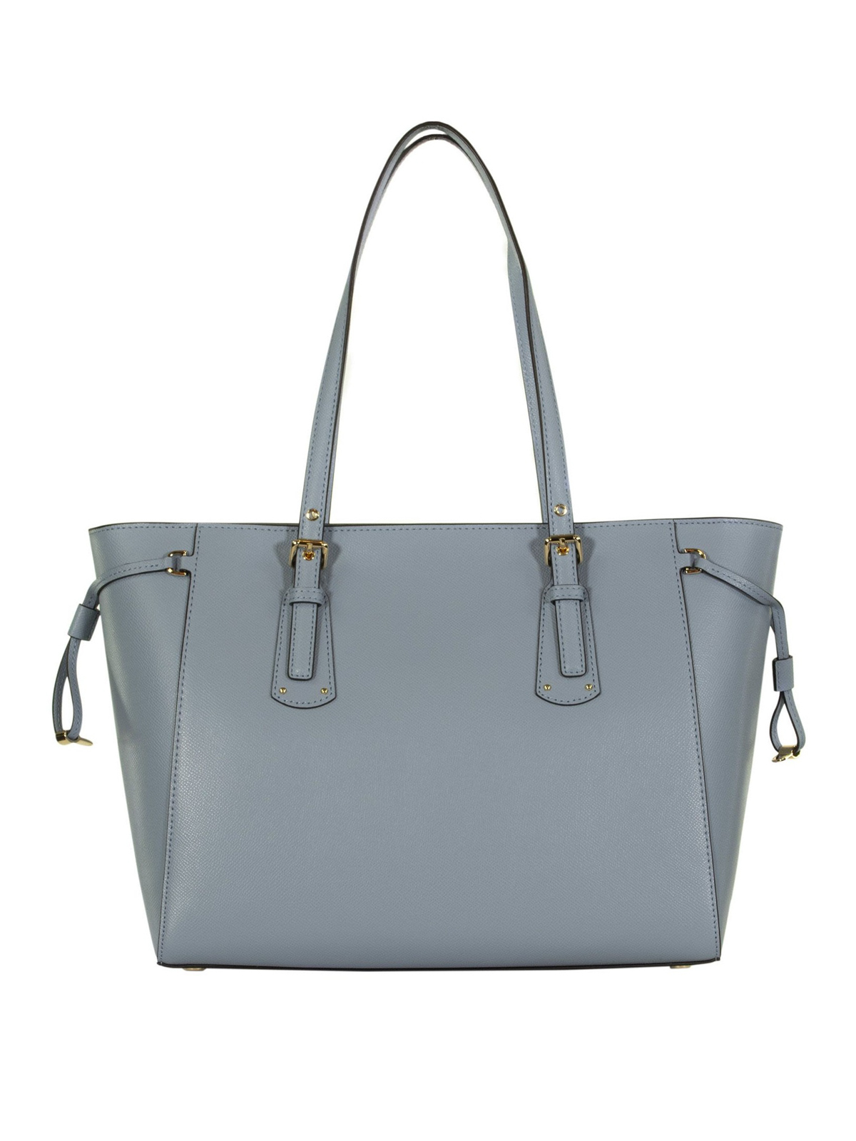 Michael Kors - Voyager light blue leather medium tote - totes bags ...