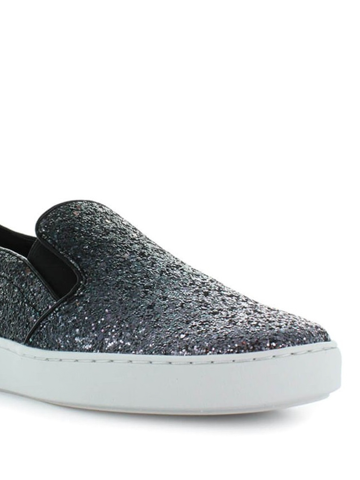 Trainers Michael Kors - Keaton all-over glitter leather slip-ons -  43T8KTFP1D041