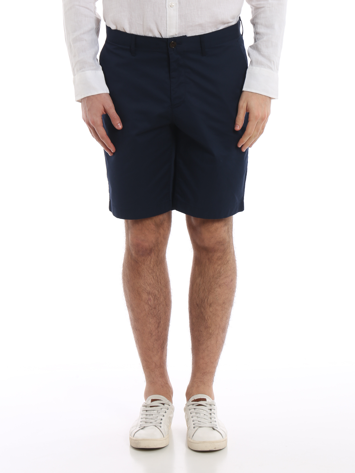 Trousers Shorts Michael Kors - Blue stretch cotton short pants -  CS93CSK4JJ401