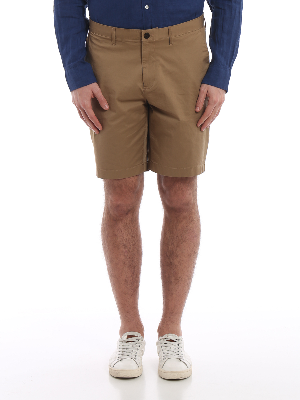 Trousers Shorts Michael Kors - Khaki stretch cotton short pants -  CS93CSK4JJ250