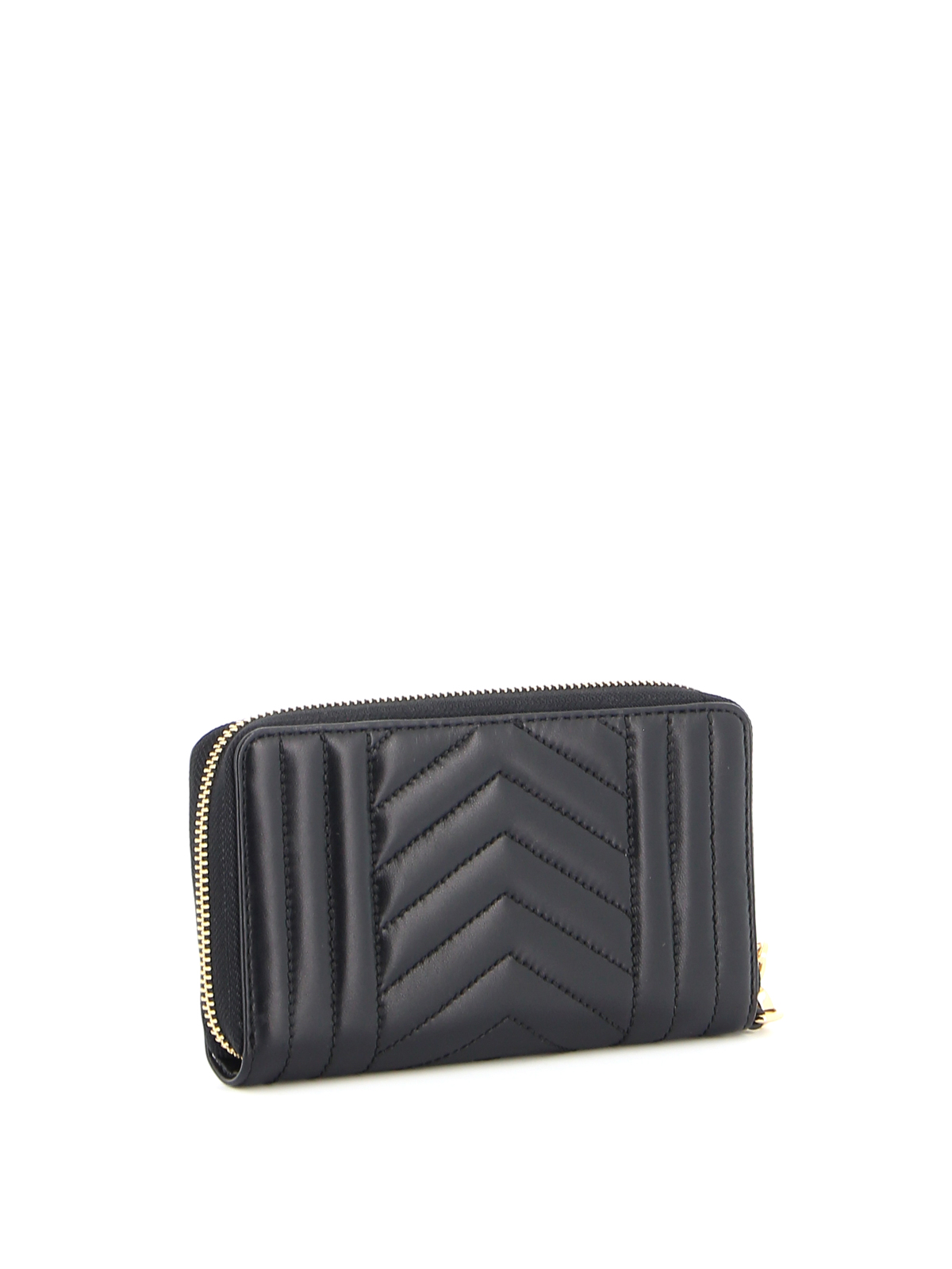michael kors quilted wallet black