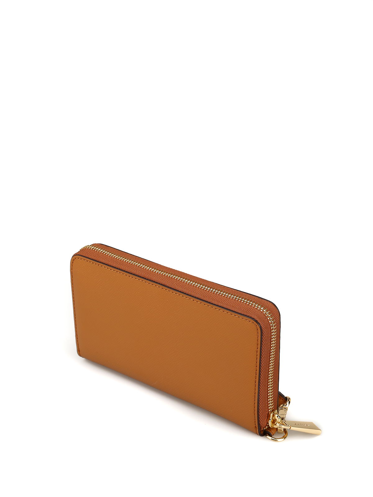 Travel light brown leather wallet 