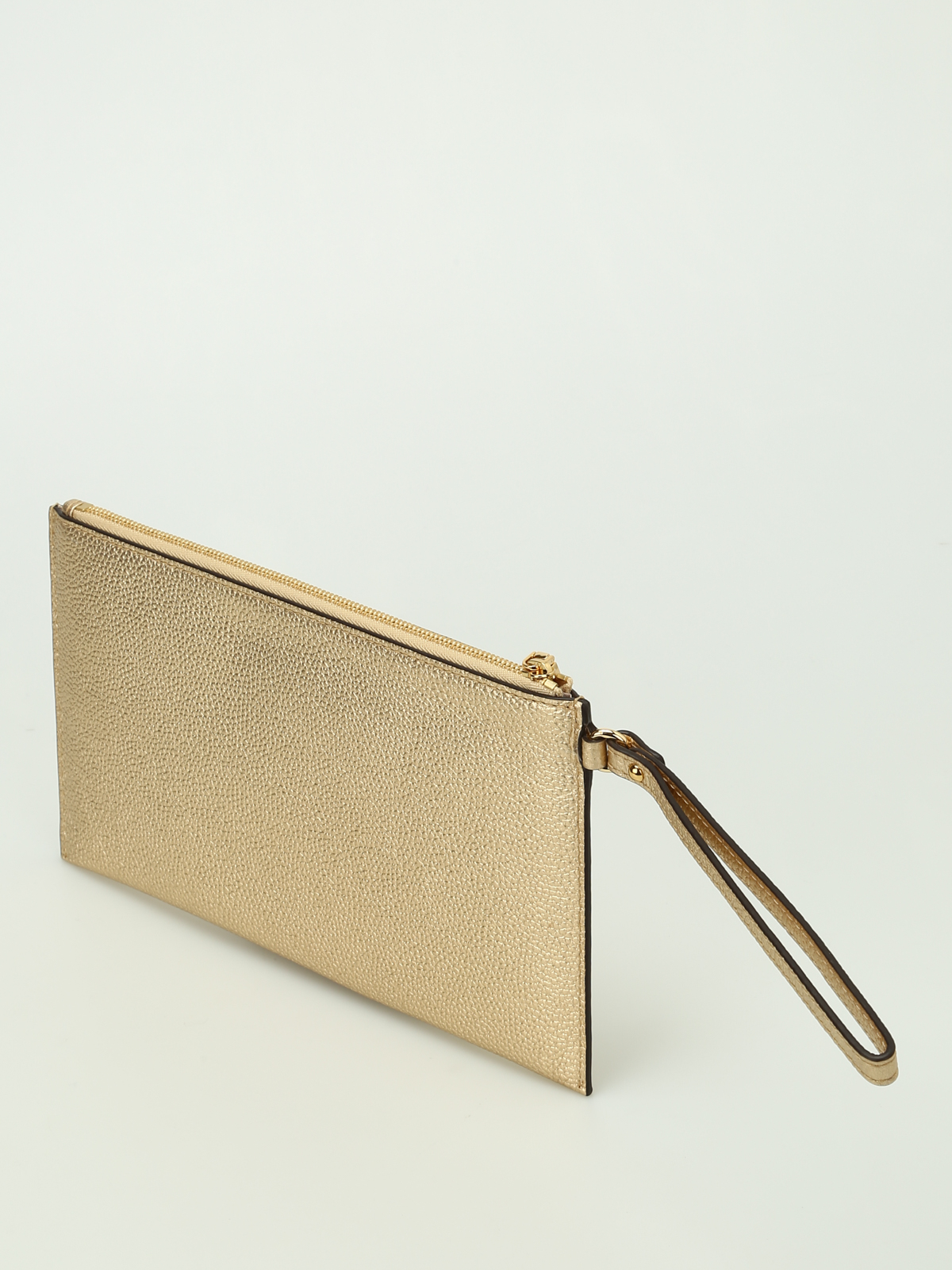 Michael Kors - Wristlet gold flat purse 