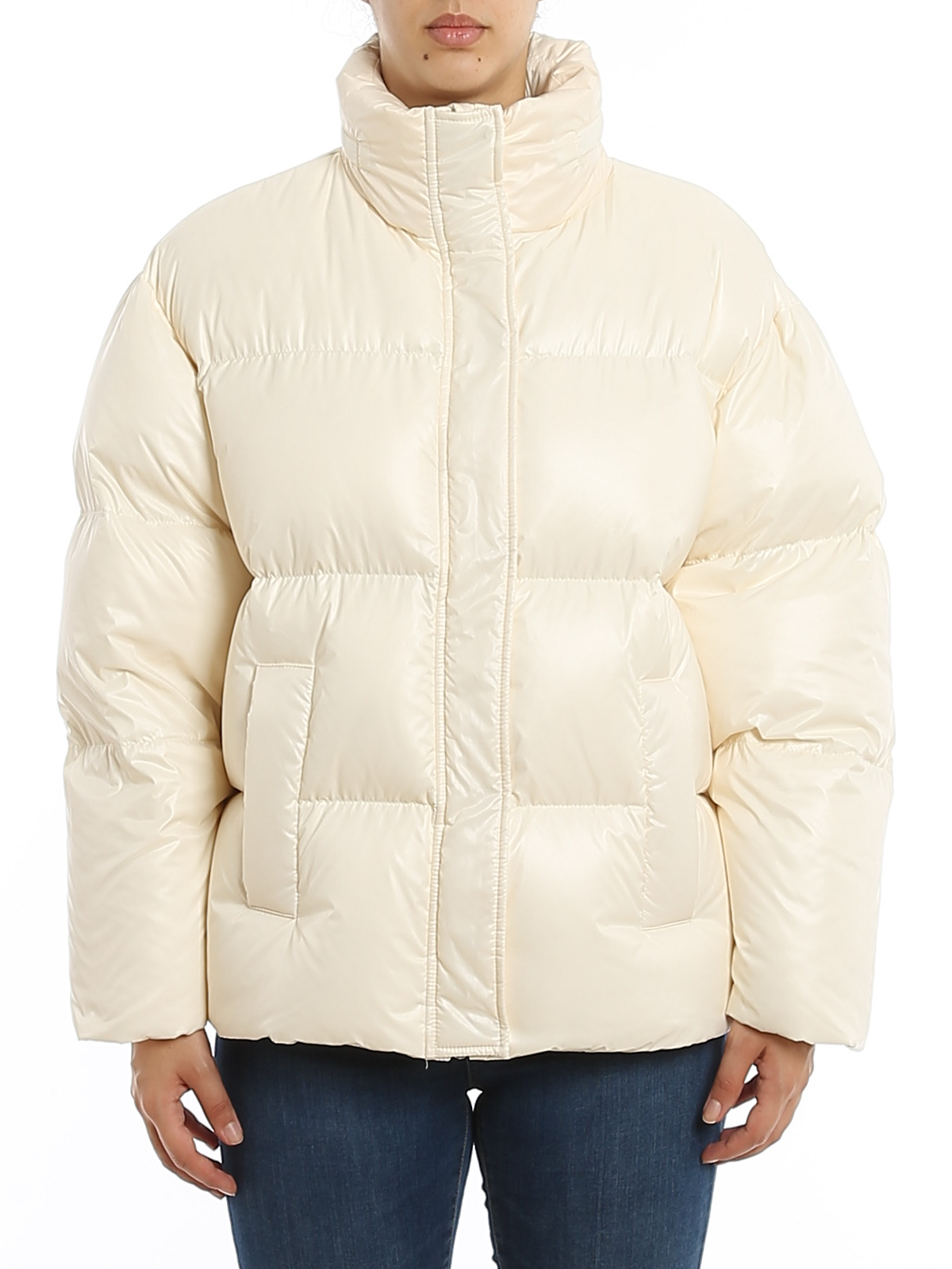 Padded jackets Miu Miu - Polished nylon 