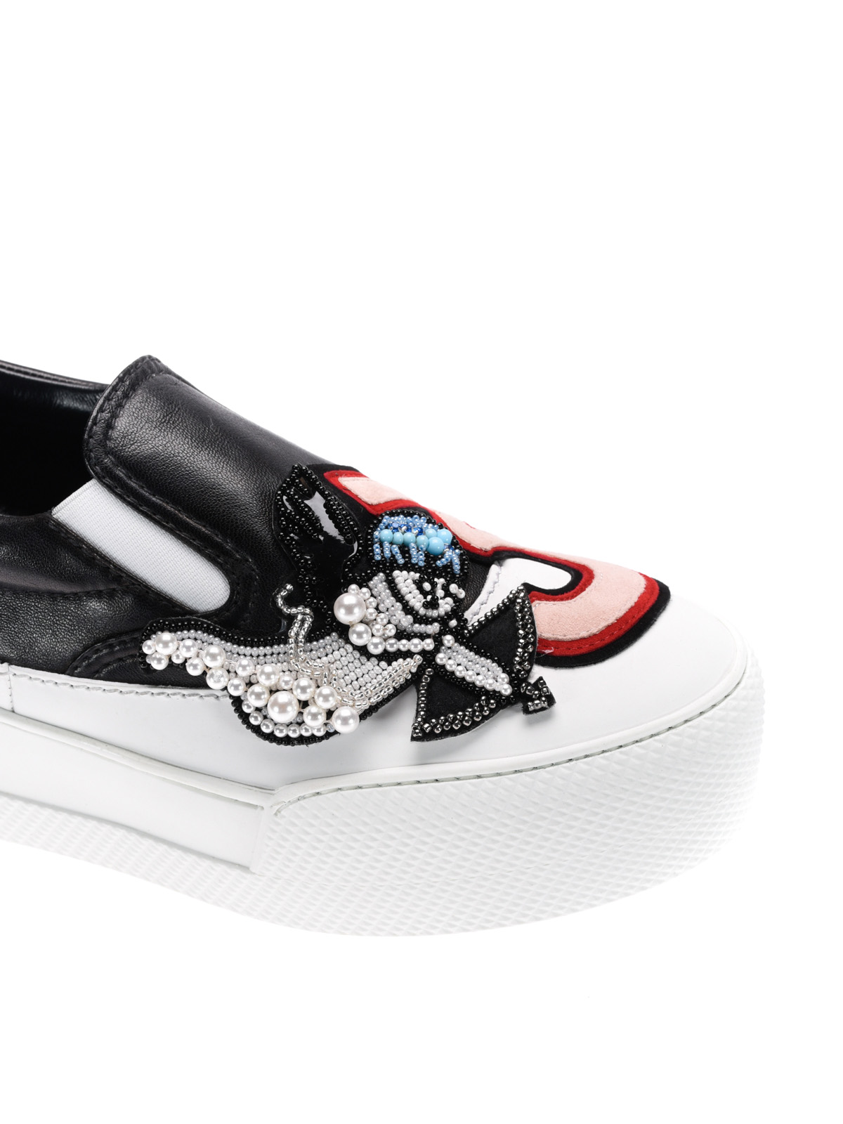 miu miu embellished sneakers