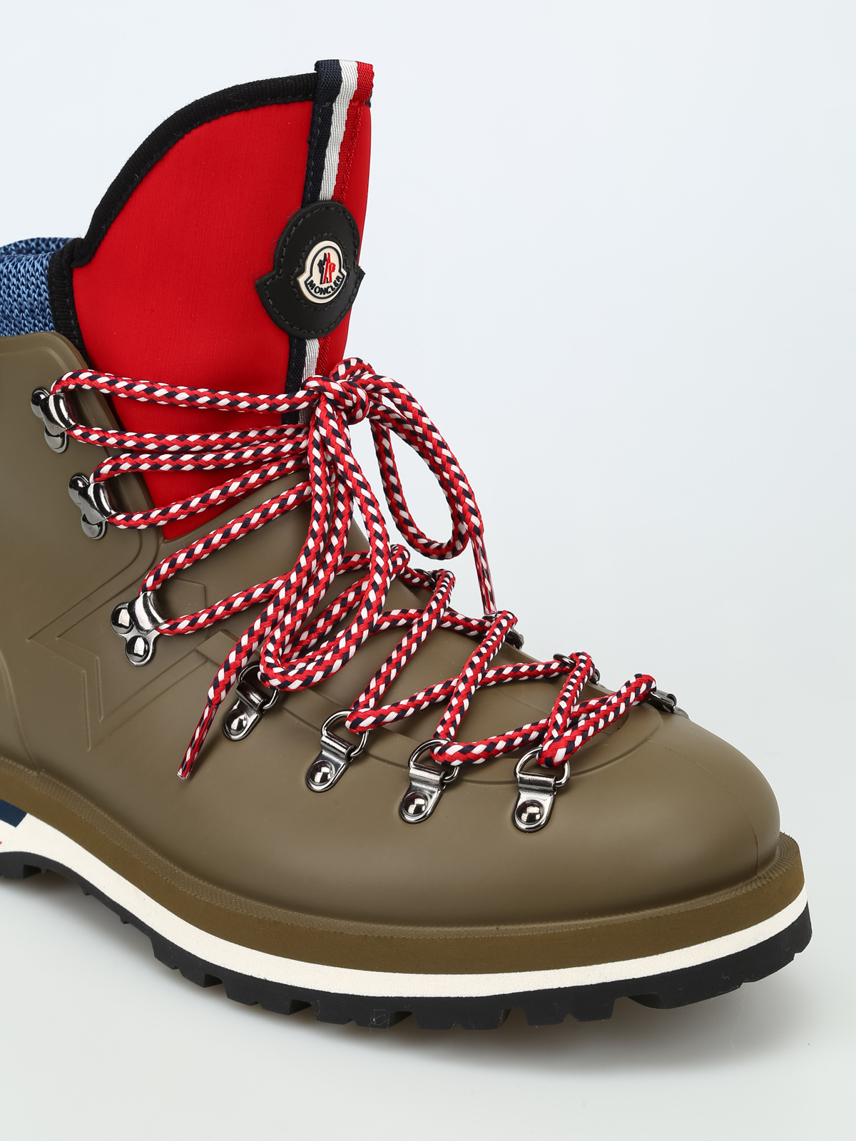 Sport zegevierend Ontvangst Ankle boots Moncler - Rubber lace-up Henoc hiking boots -  D209A1034500019Z3998