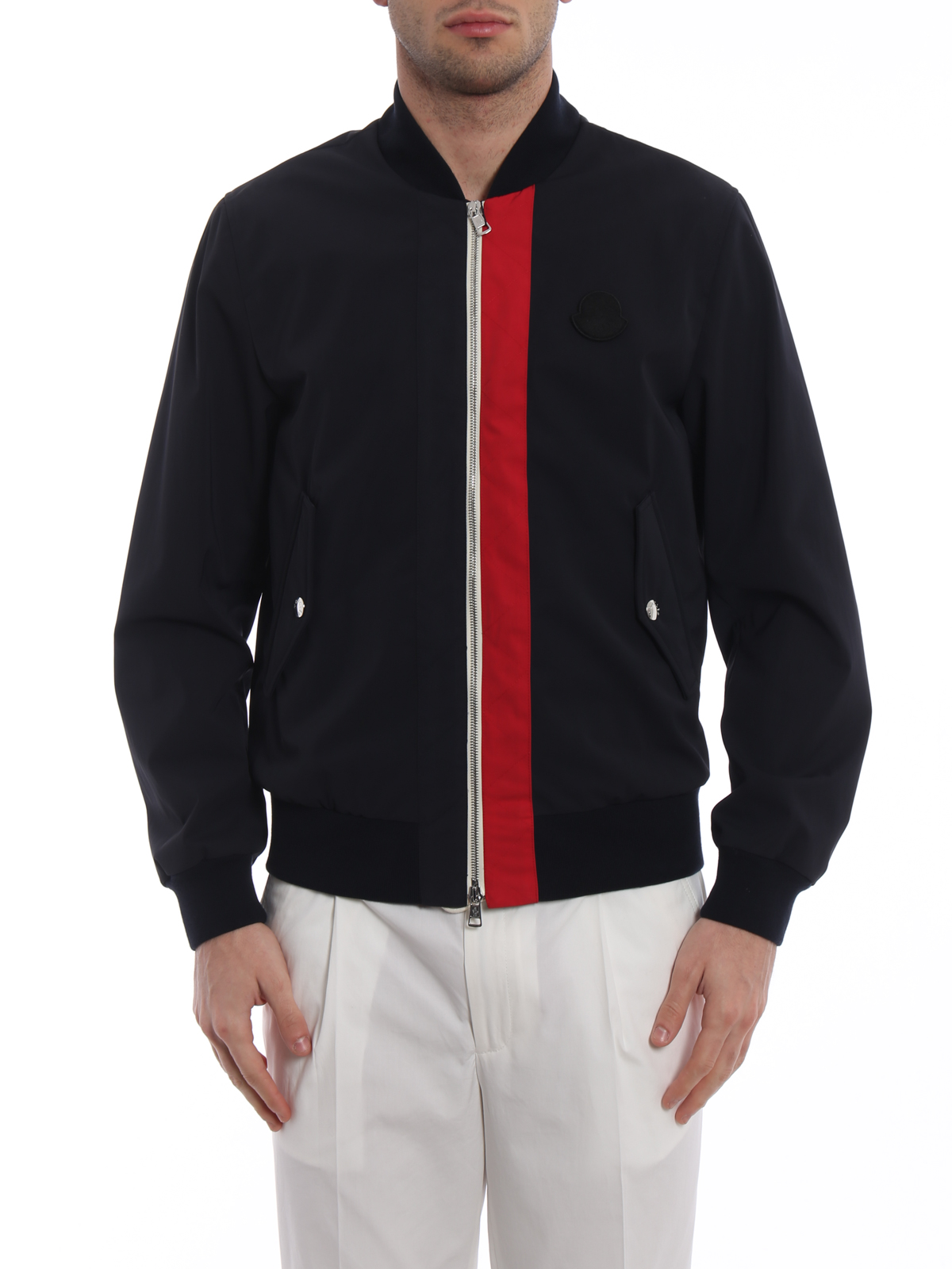 Bombers Moncler - Joey tricolour detail bomber jacket ...