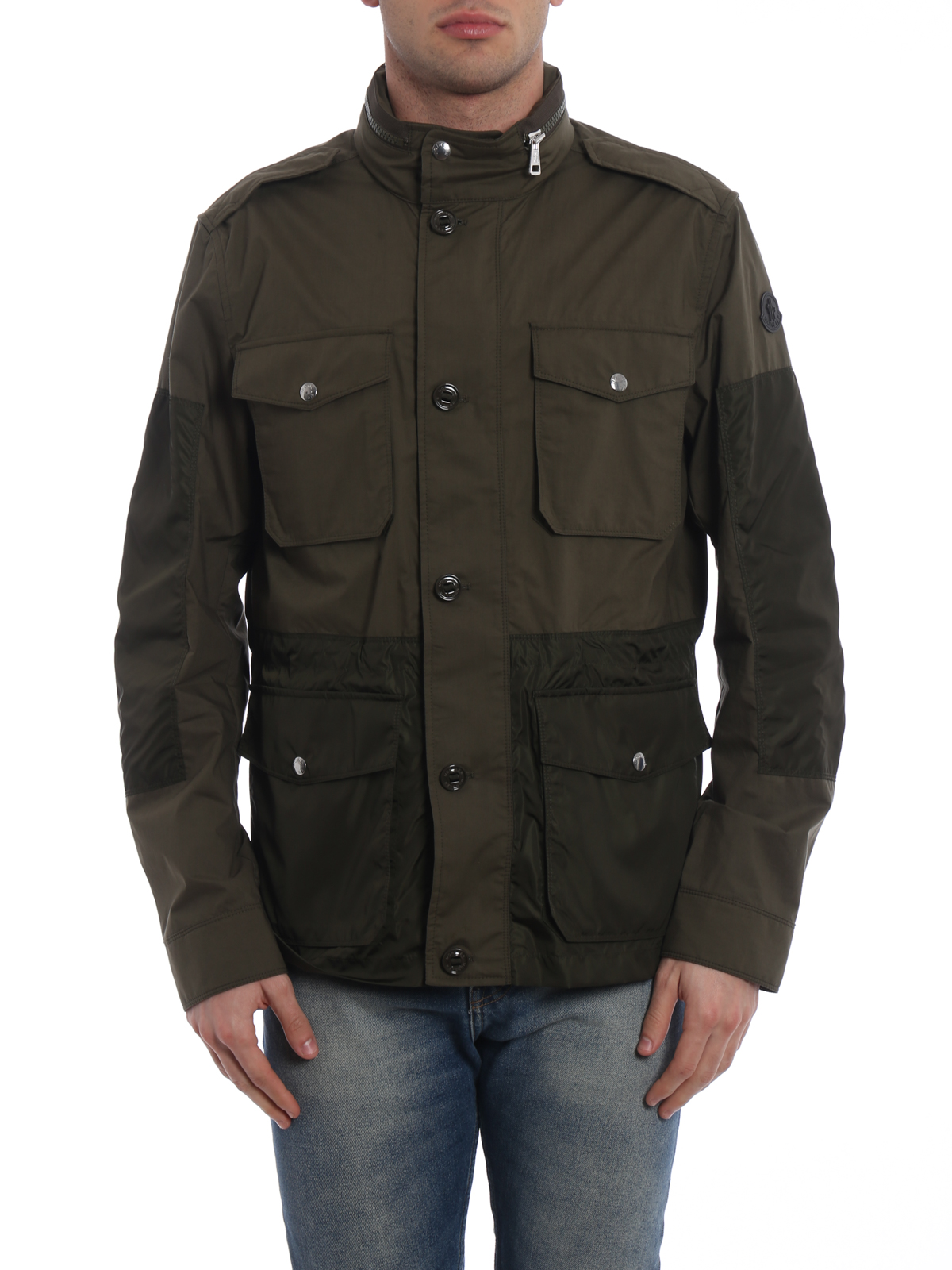 Moncler - Agard cotton and nylon field jacket - casual jackets ...