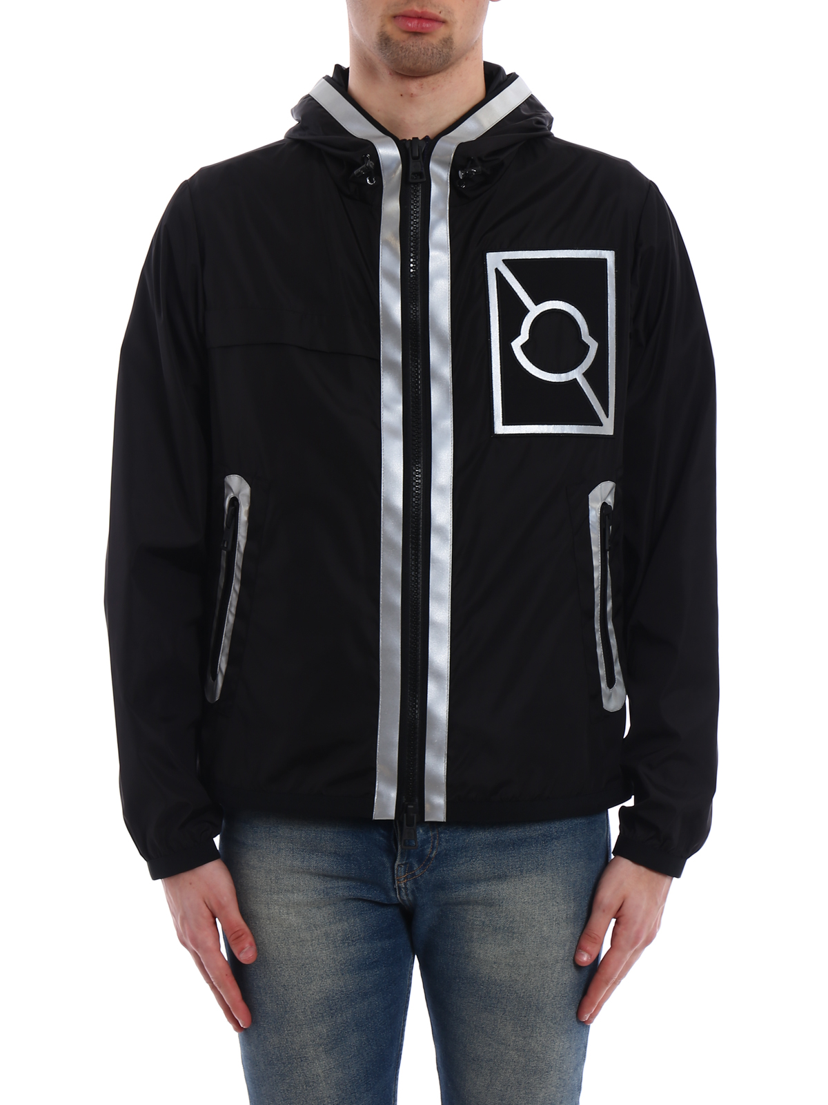 Casual jackets Moncler - Gauss reflective trimmed jacket ...