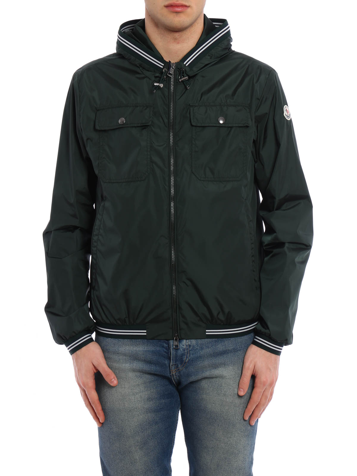 Jeanclaude hooded nylon jacket 