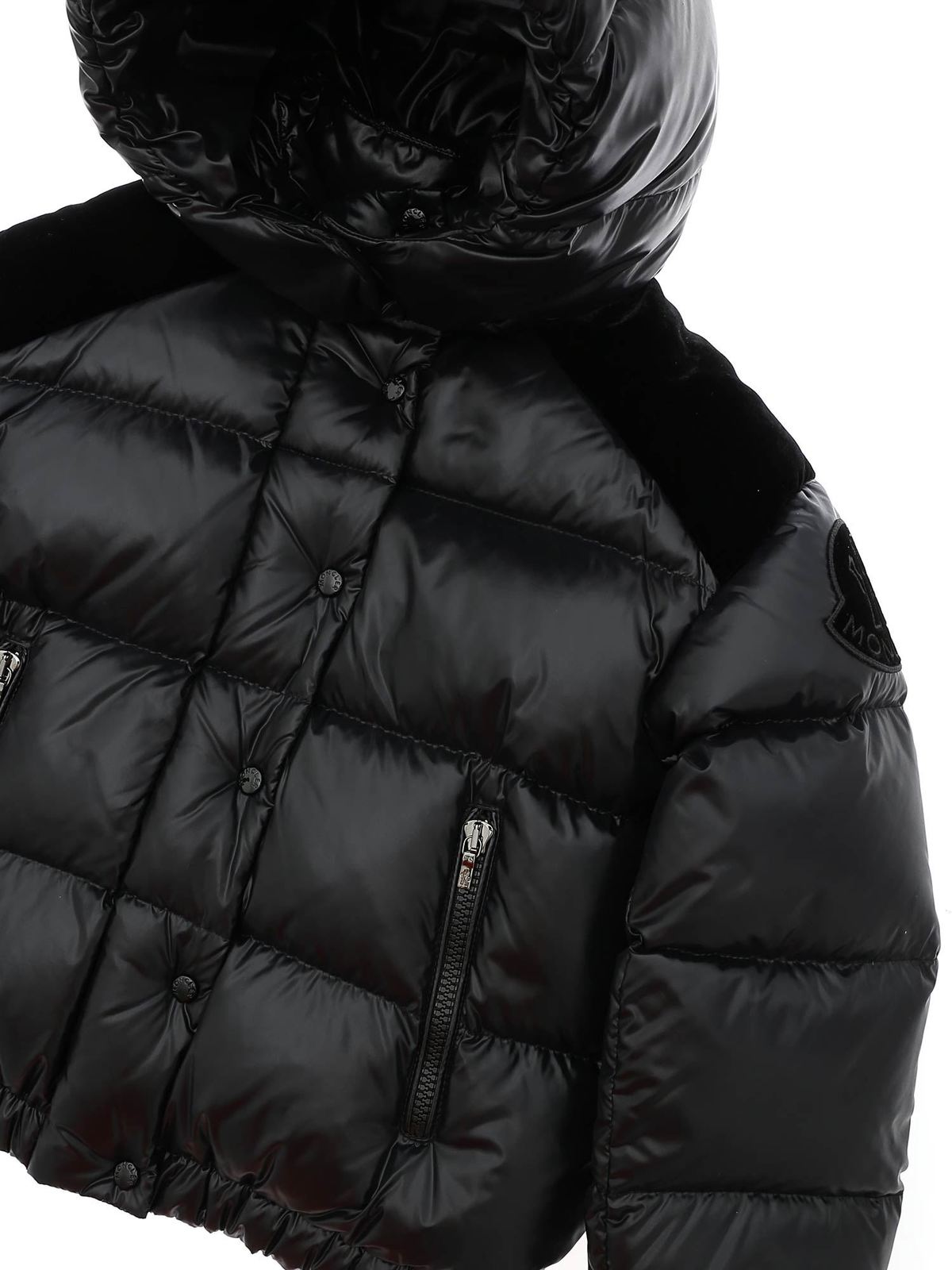 Moncler Jr - Chouette quilted down jacket in black - padded coats ...