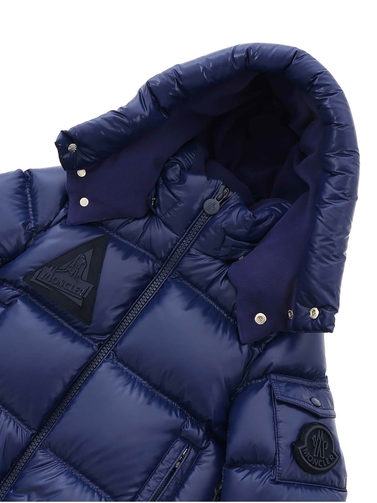 Padded coats Moncler Jr - Ecrins down jacket in blue - 1A5942068950749