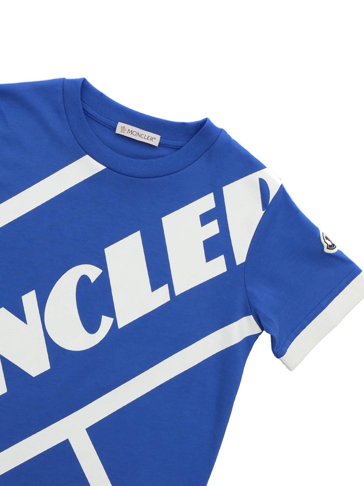 blue moncler tshirt