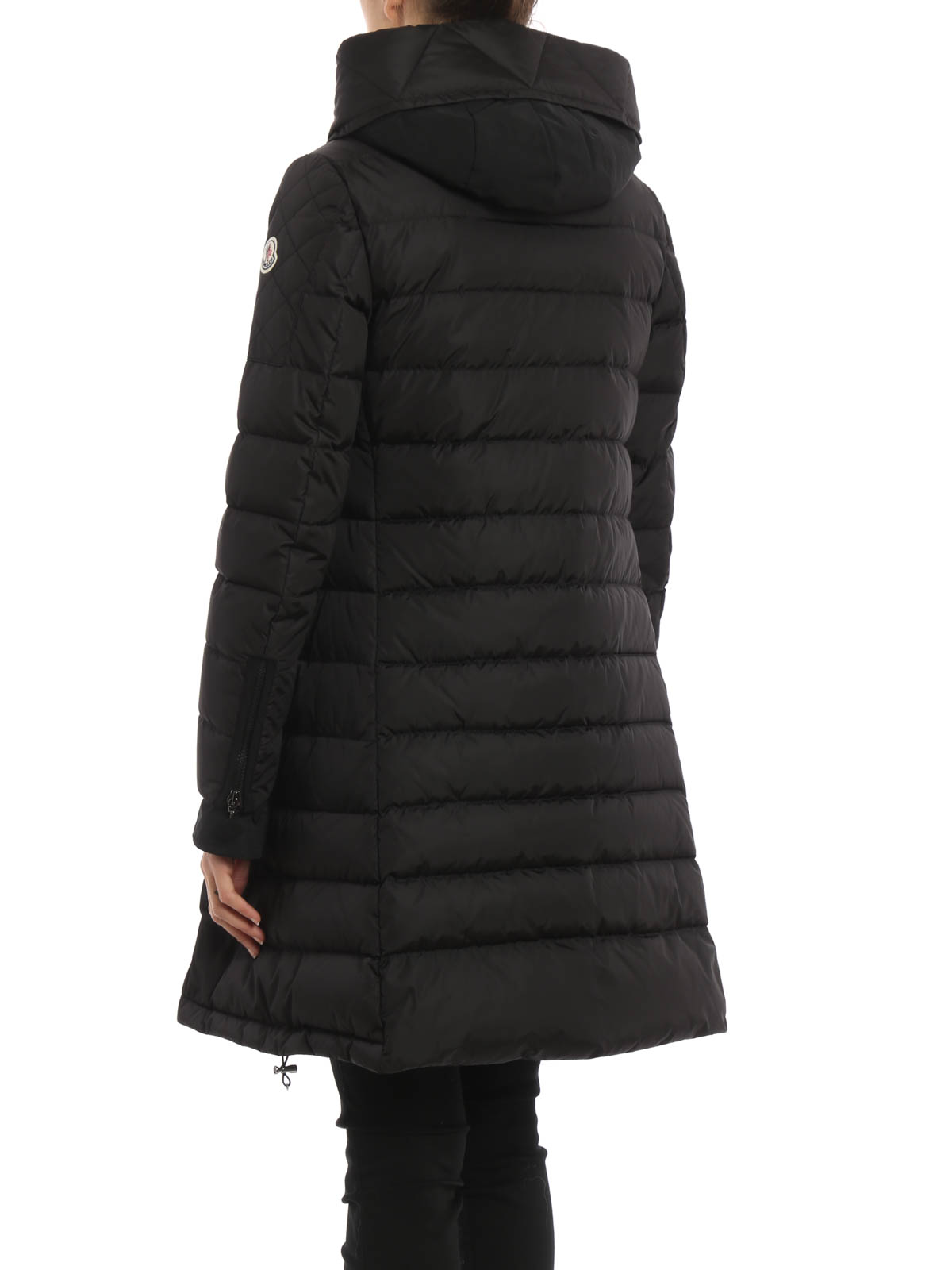 Gisele hooded A-line padded coat 