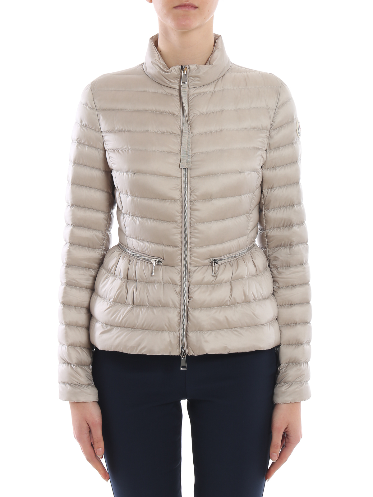 moncler fitted padded jacket