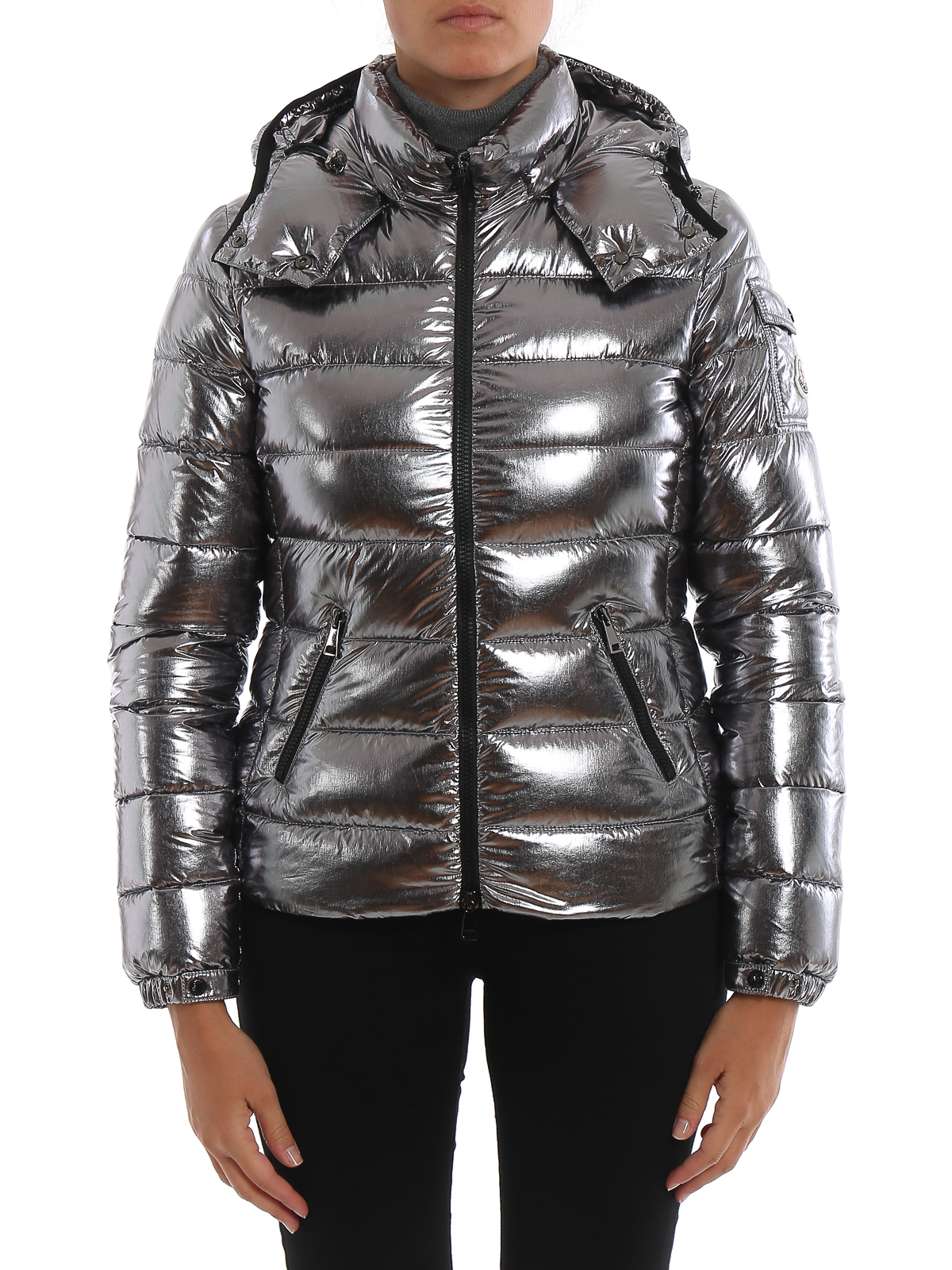 Moncler - Bady silver puffer jacket 
