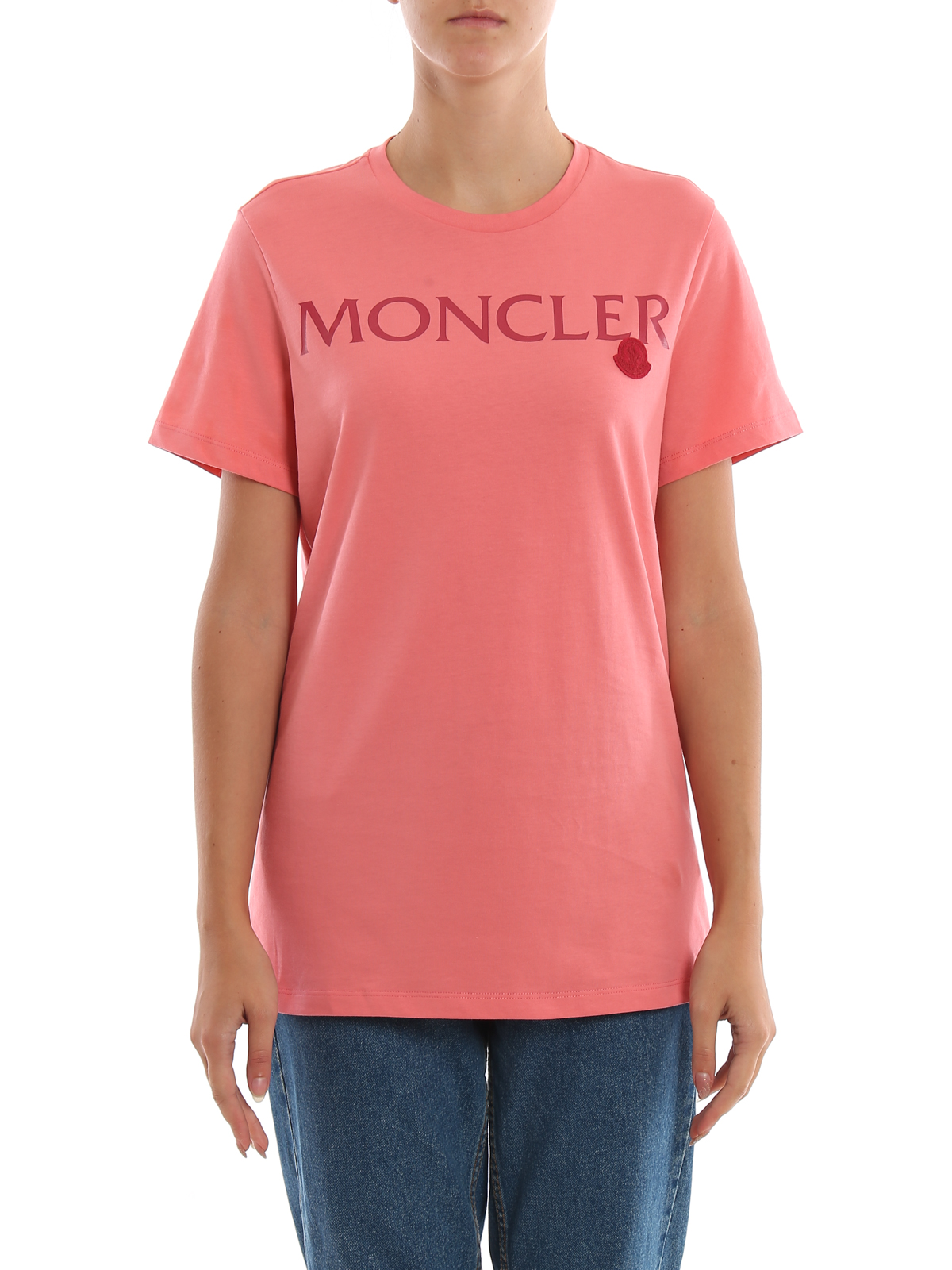 T-shirts Moncler - Logo print T-shirt - E20938091550V8094417 