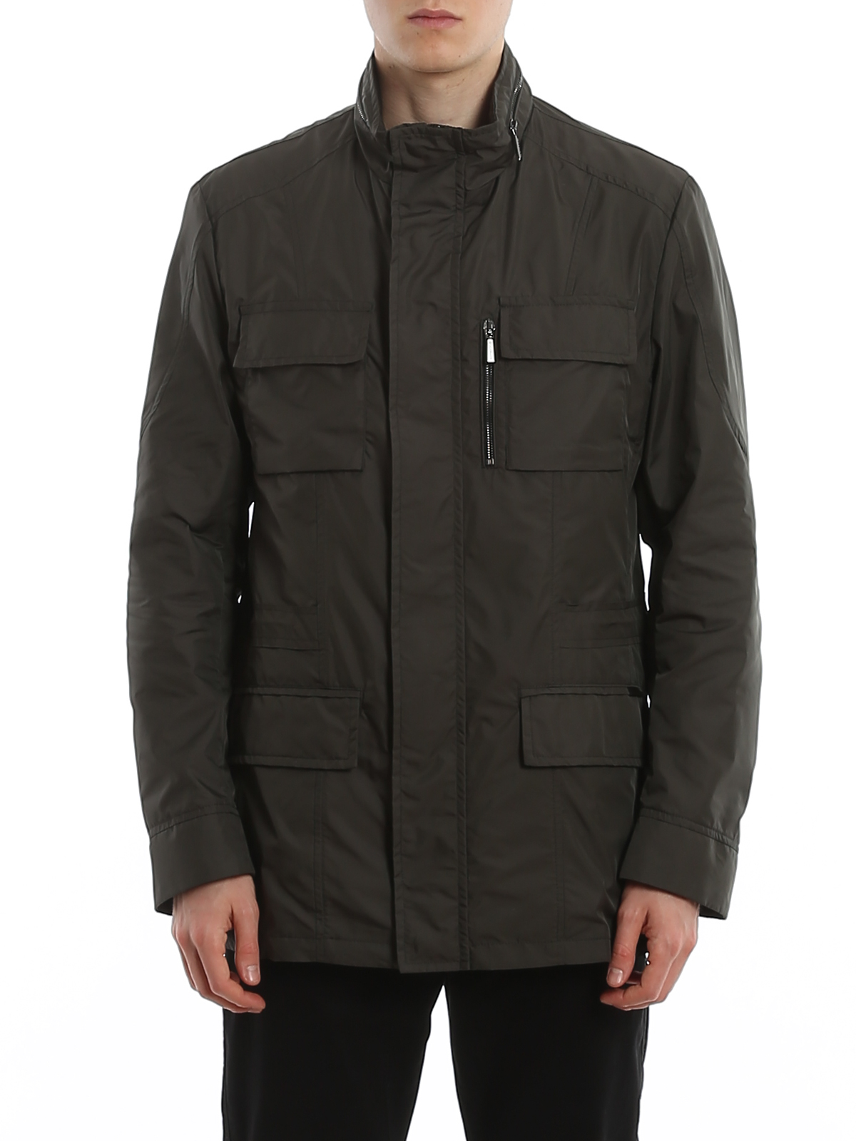 Casual jackets Moorer - Manolo field jacket - MANOLOKM1FOREST | iKRIX.com