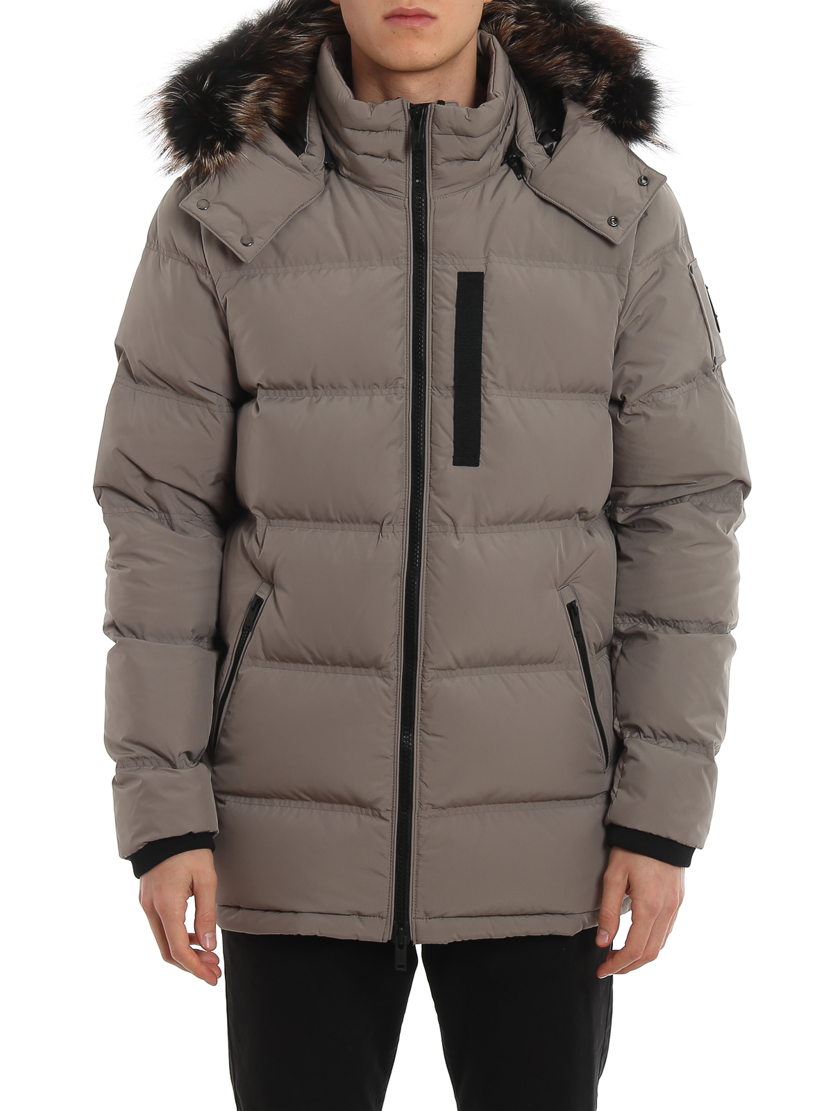 Padded jackets Moose Knuckles - Southdale tech fabric puffer jacket ...