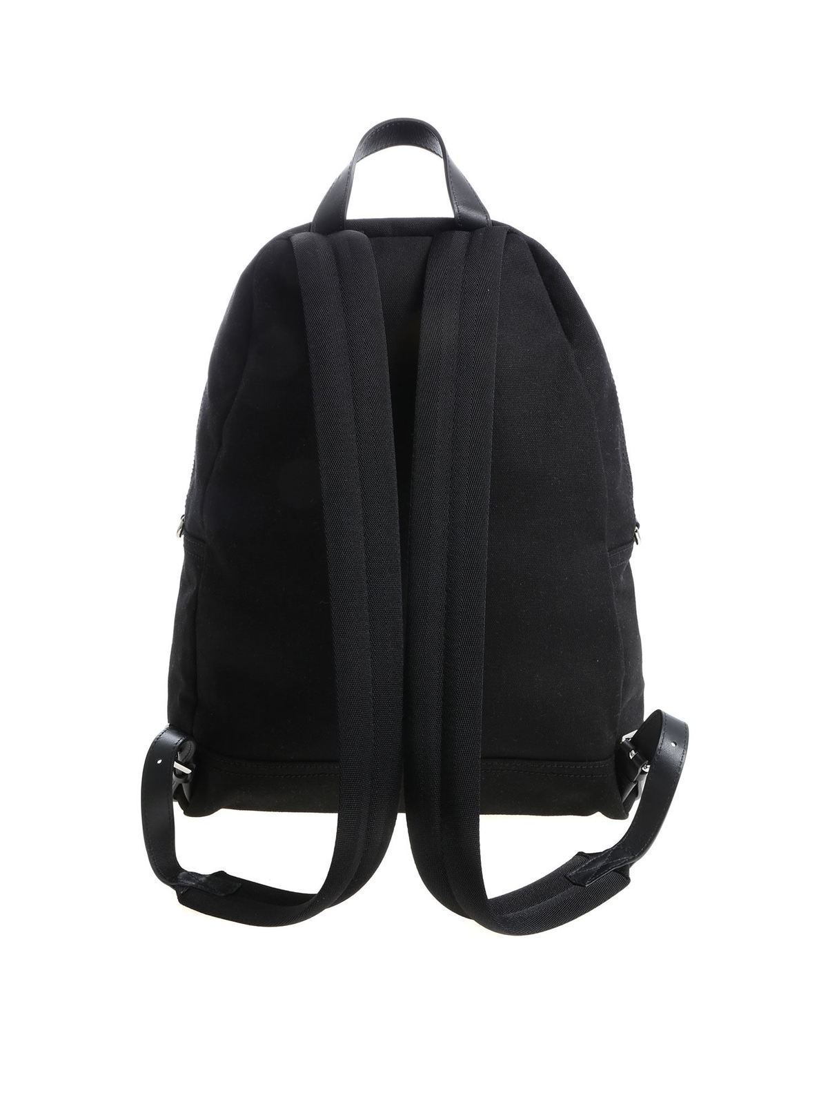 Backpacks Moschino Black canvas backpack 760682031555