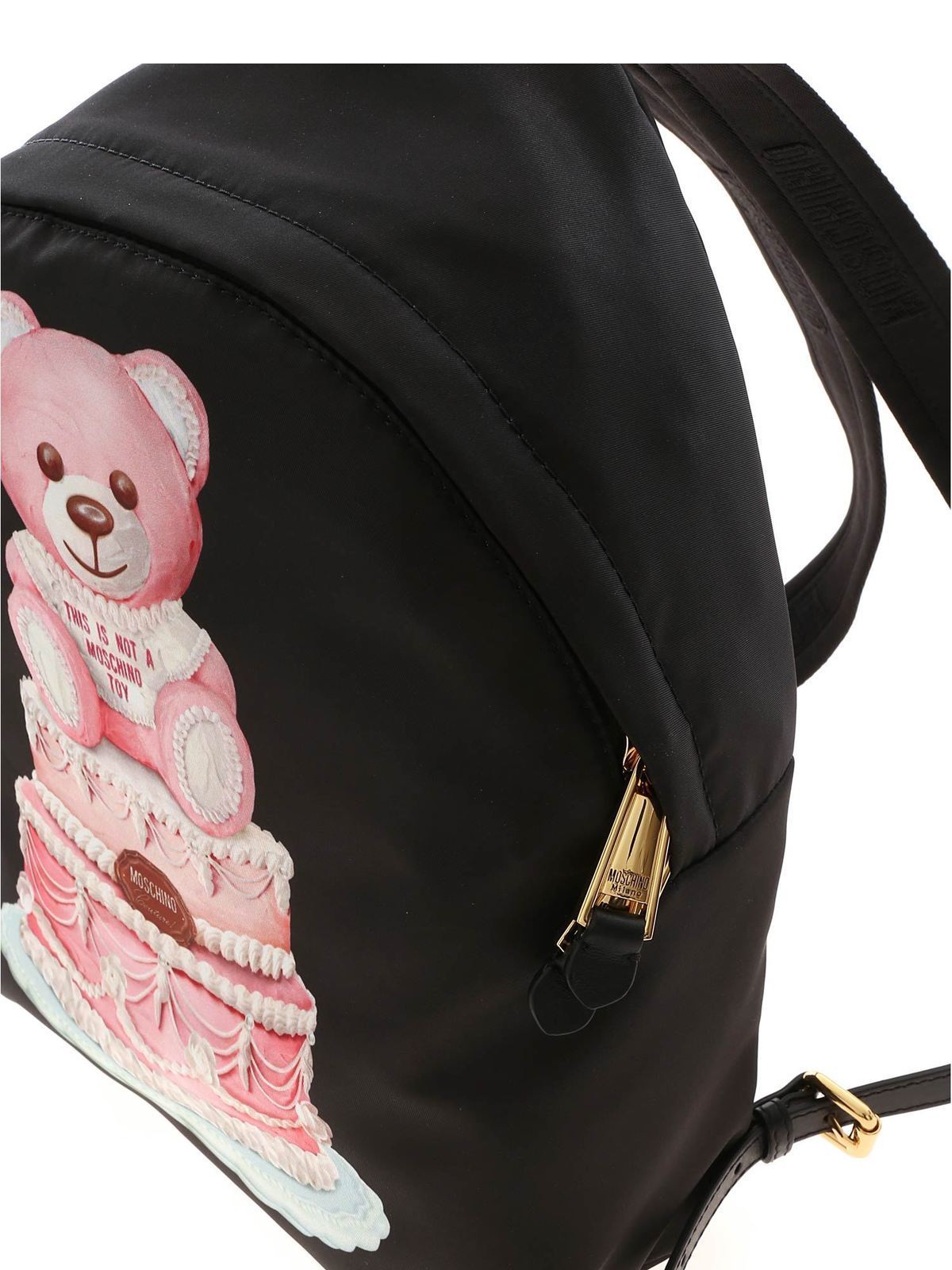 moschino plush teddy bear backpack