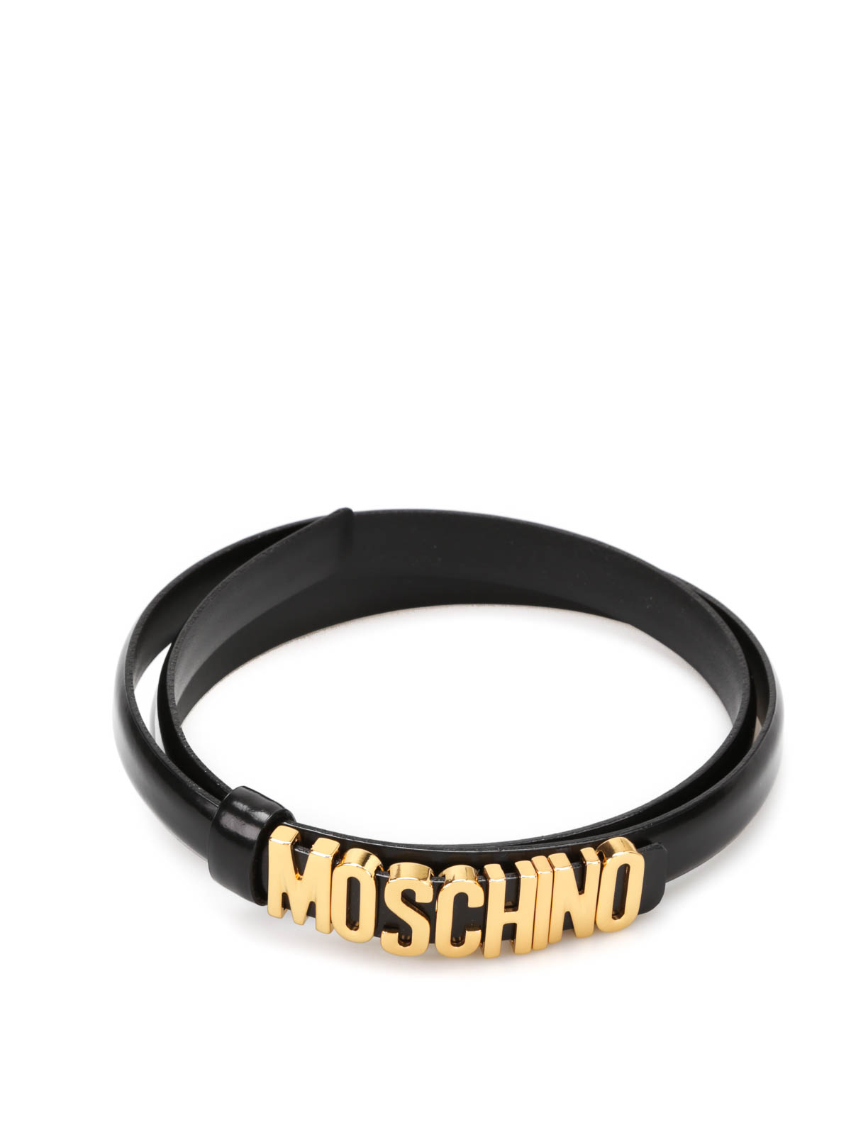 Belts Moschino - Logo belt - 801080070555 | Shop online at iKRIX