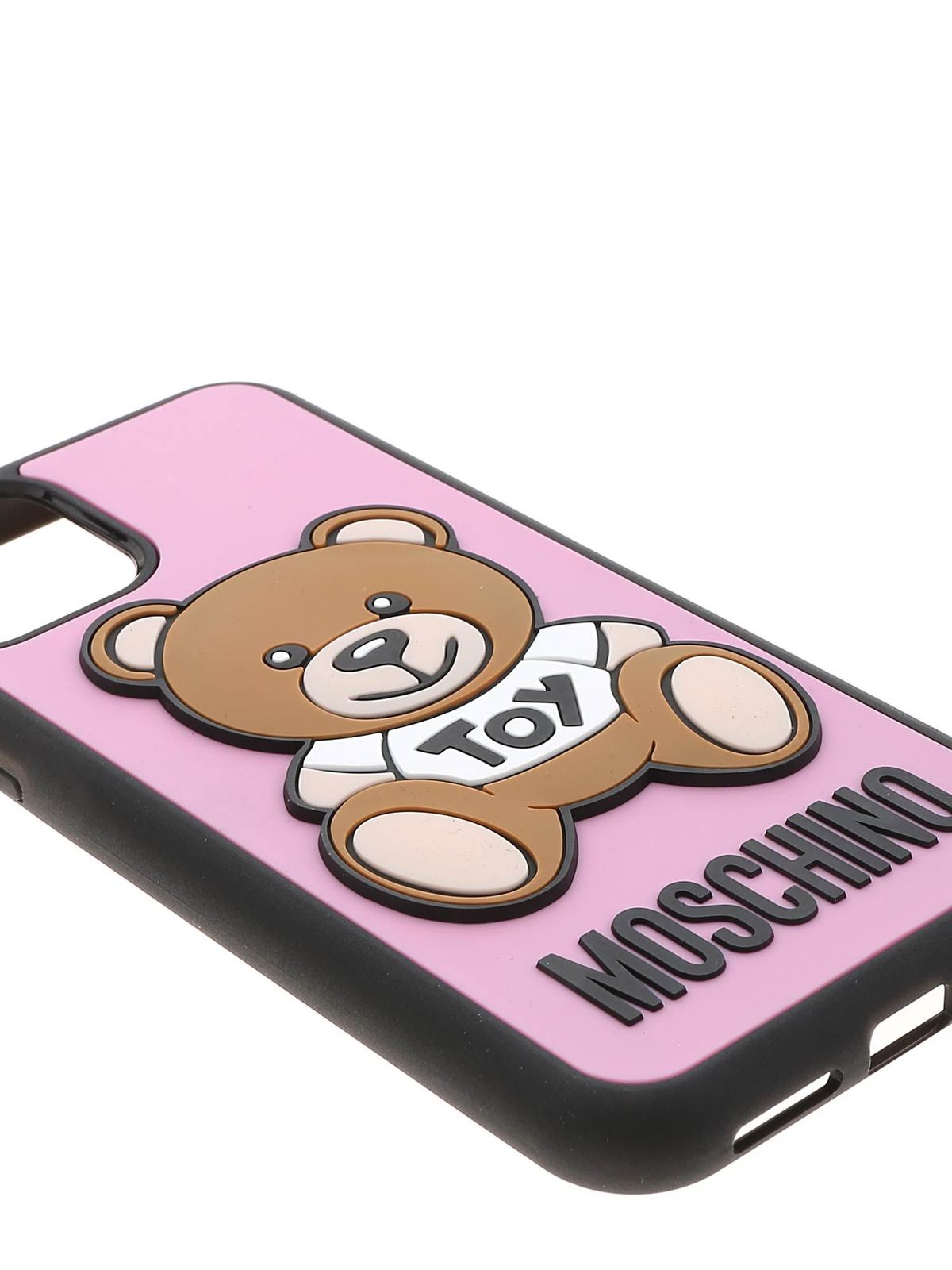 Cases Covers Moschino Teddy Bear Iphone 11 Pro Cover In Pink