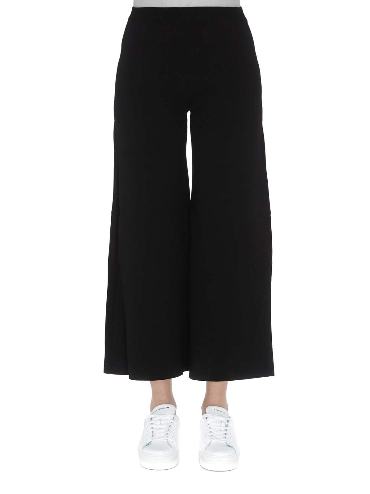 Pantaloni casual Moschino - Pantaloni larghi alla caviglia in crepe -  038204030555