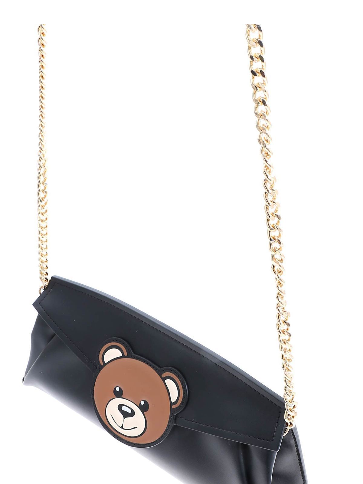 Moschino - Teddy Bear logo clutch bag 