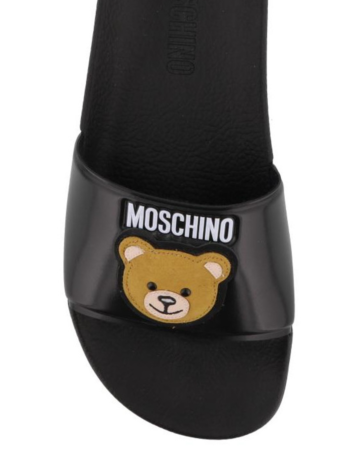 moschino teddy bear slides